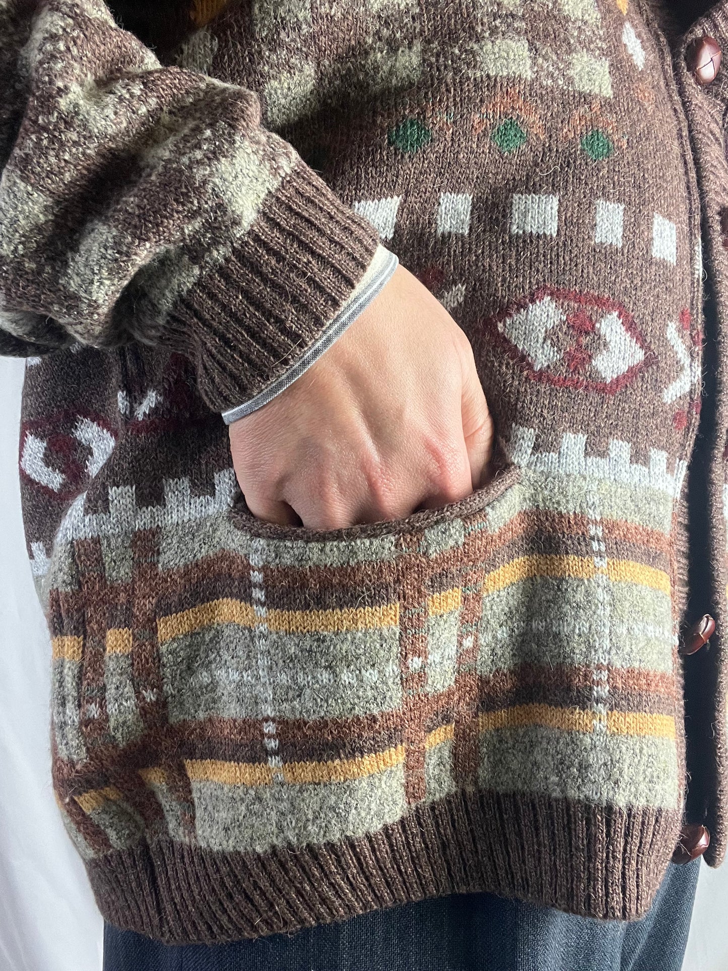 Cardigan anni '70 L-XL