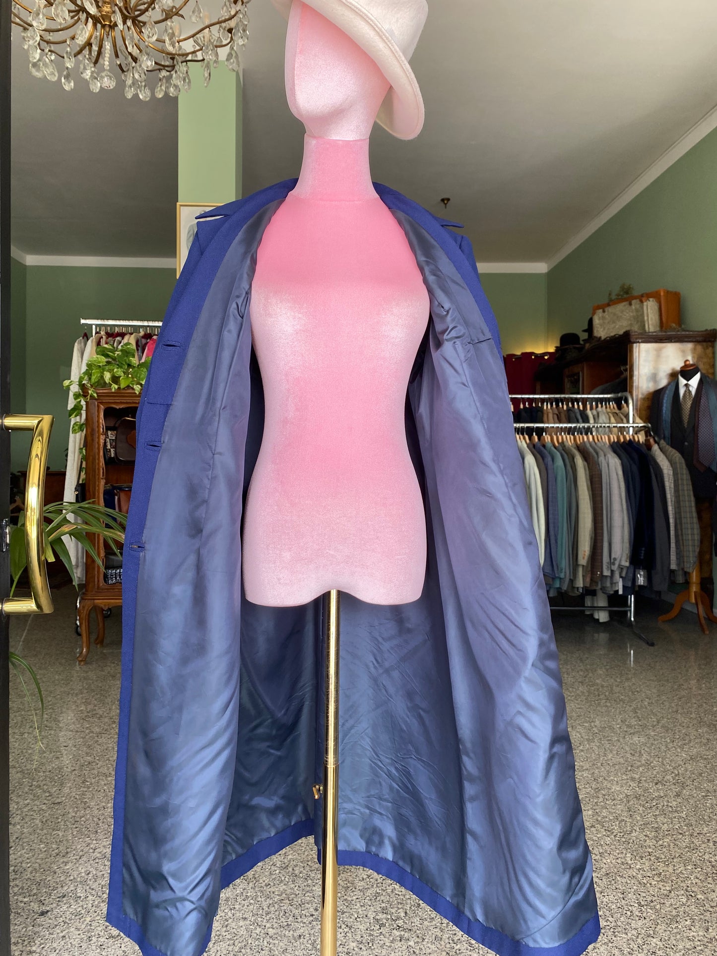 Soprabito sartoriale blu anni ‘60 - TG. 44/46