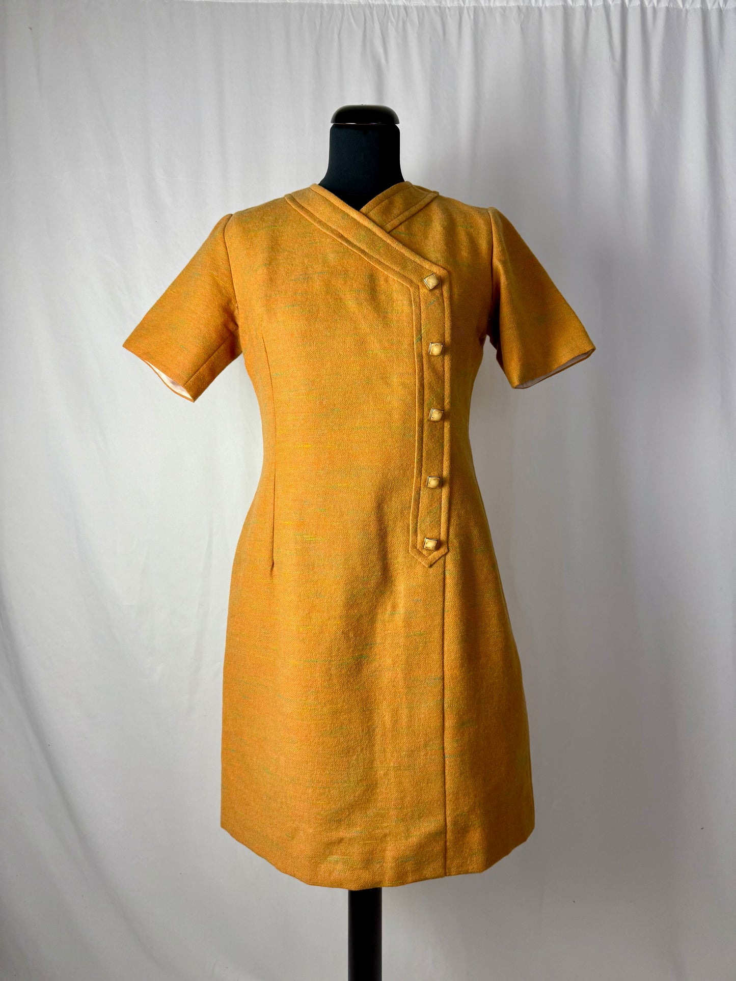 Abito anni ‘70 lana mélange - TG. 42