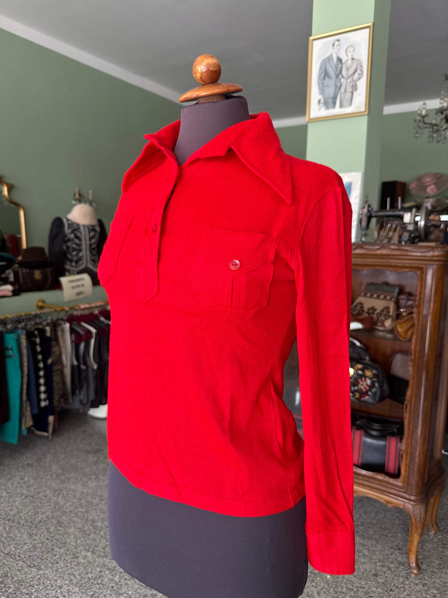 Polo rossa anni ‘70 - TG. 36/38