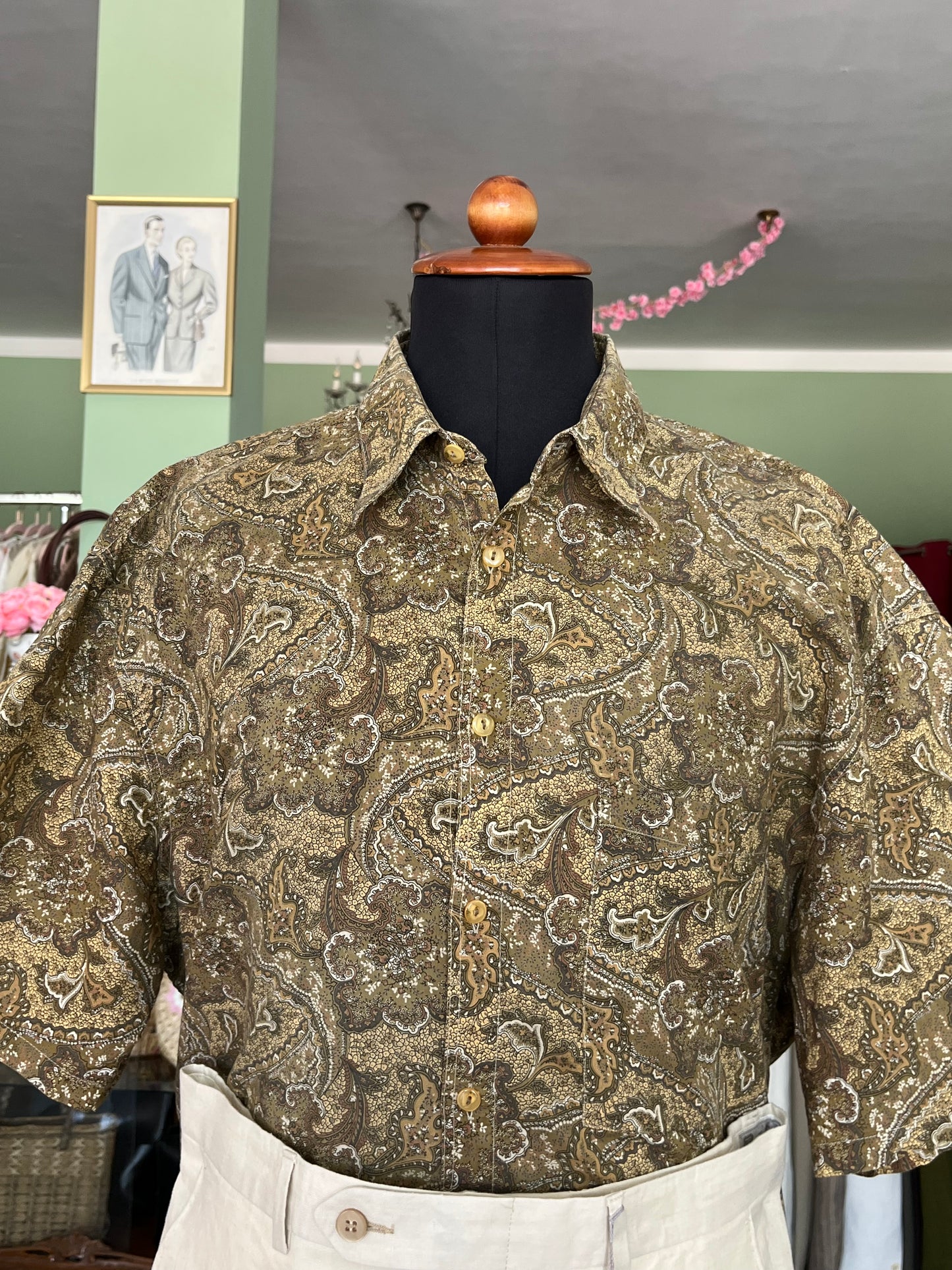 Camicia a maniche corte tg. L-XL