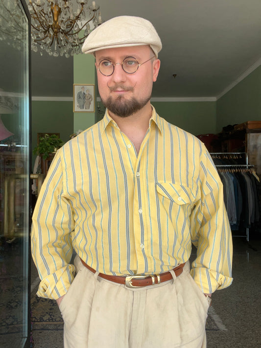 Camicia anni ‘80 cotone tg. M-L
