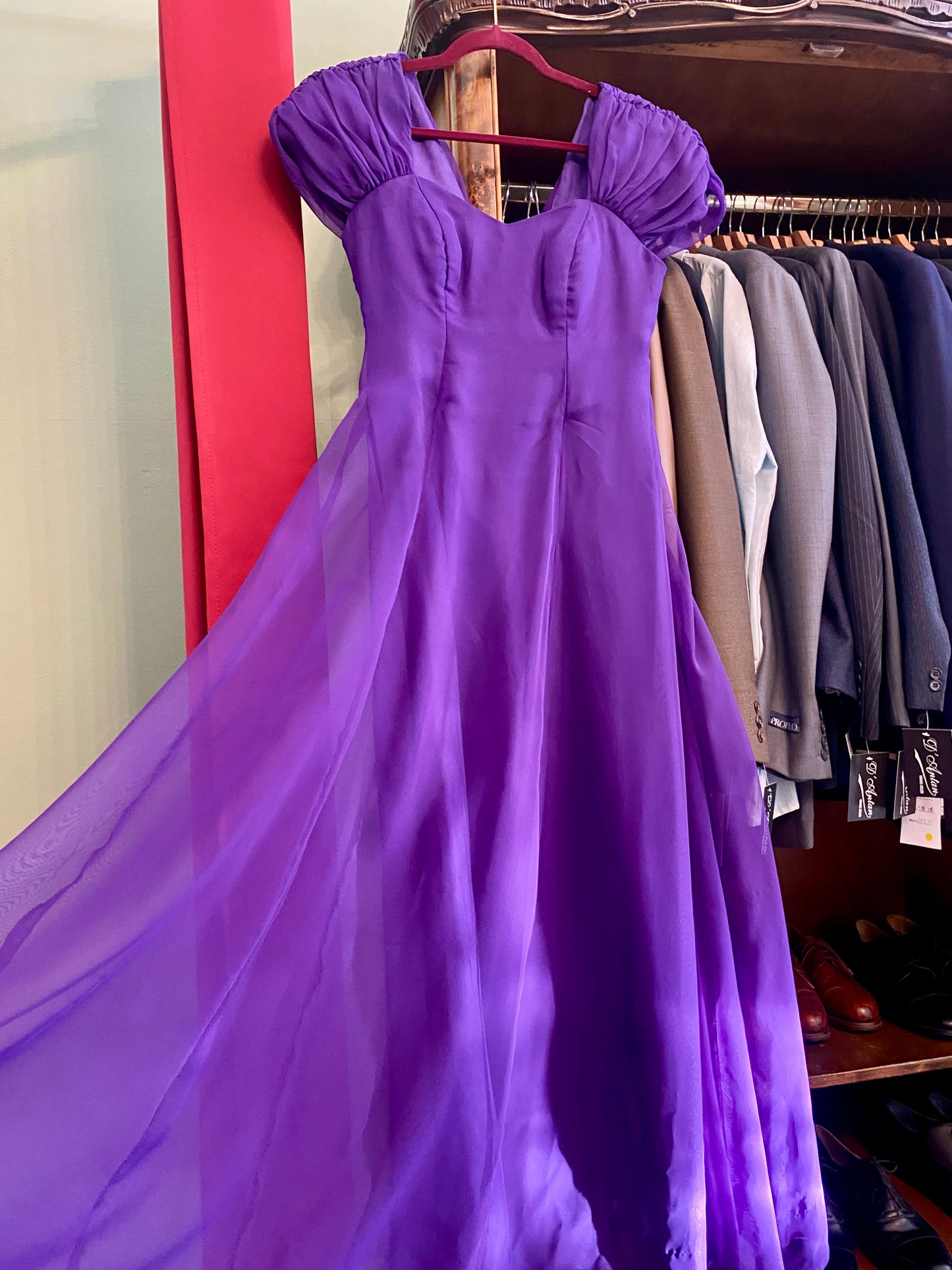 Maxi dress anni ‘70 viola 💜 - Prenotato