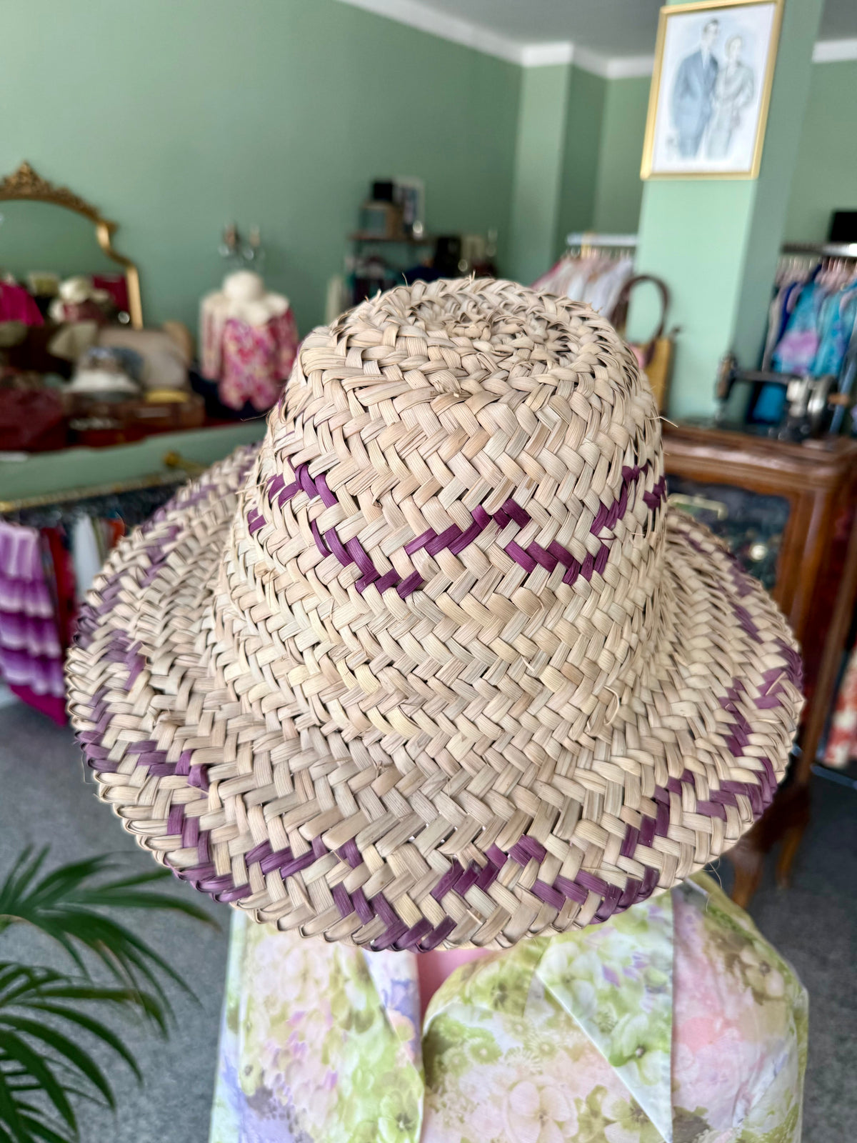 Cappello di paglia artigianale