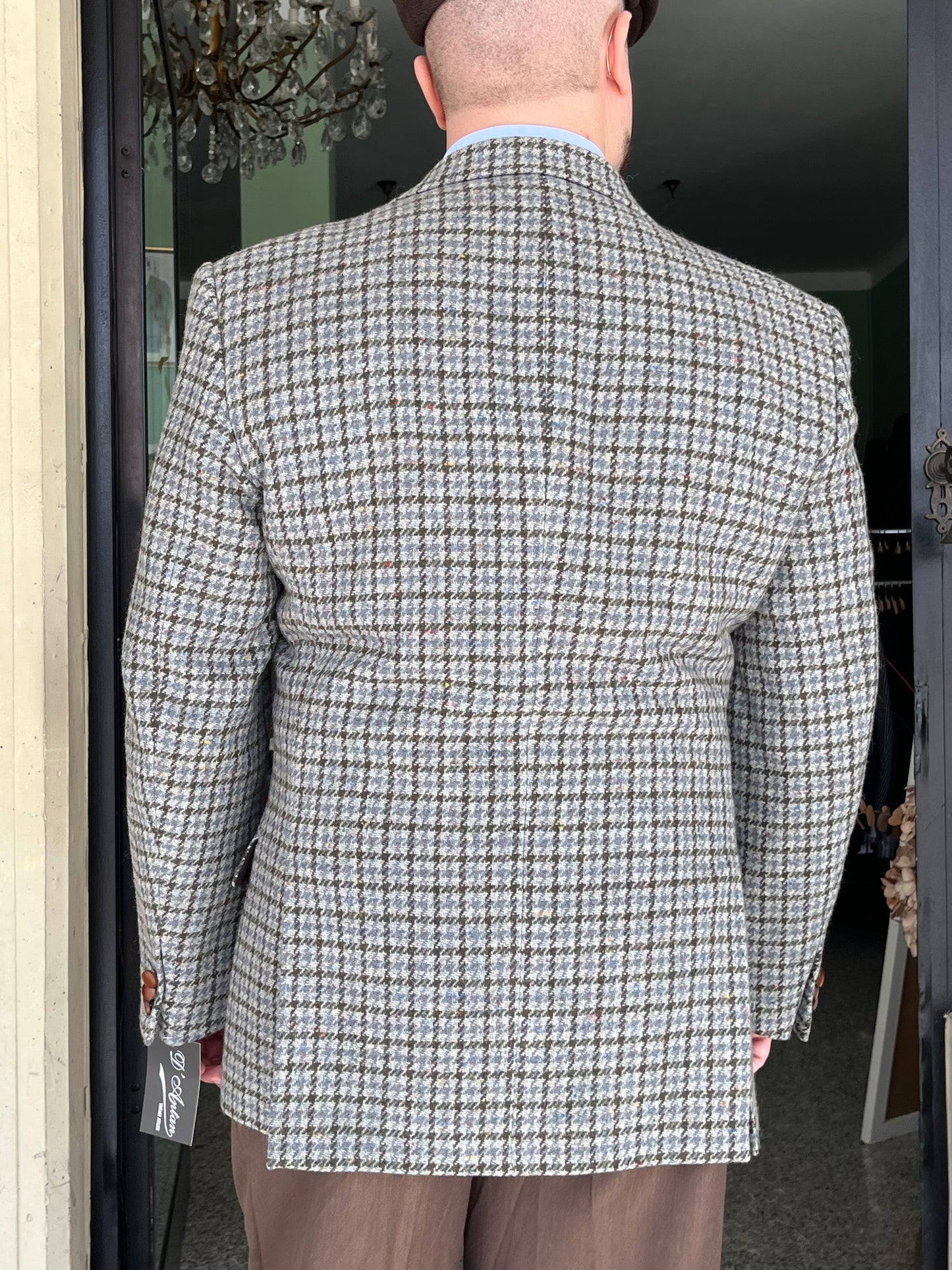 Giacca anni ‘80 tweed tg. 52-54