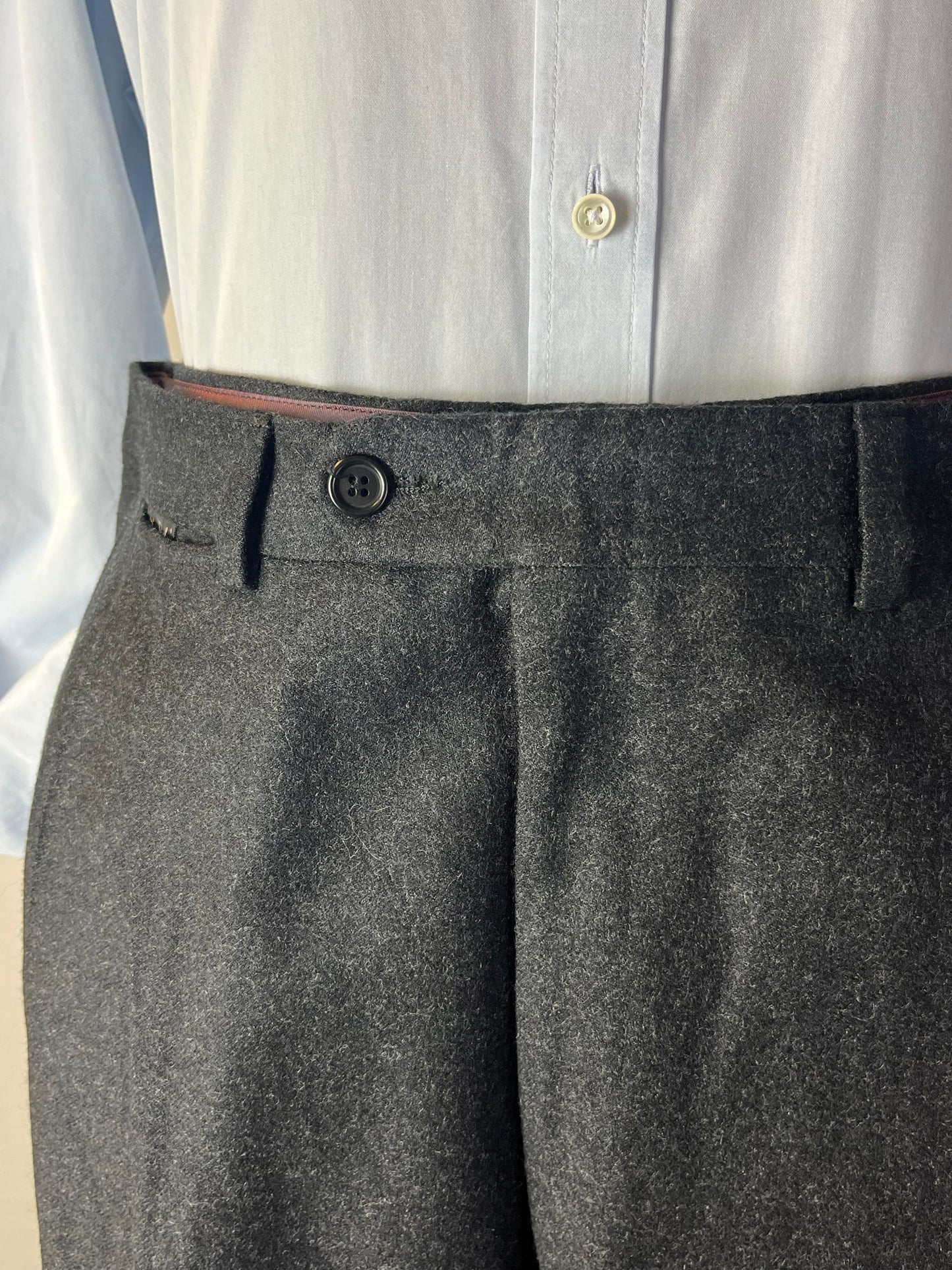 Calzoni Pierre Cardin in lana Merinos tg. 52