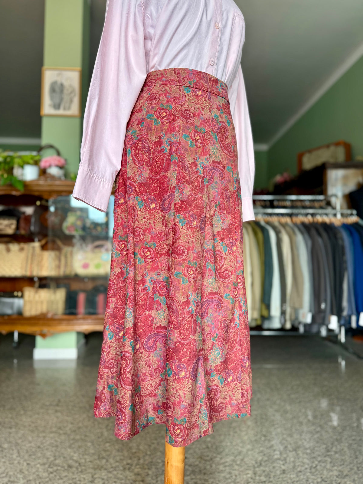 Gonna lunga fantasia paisley - TG. 46