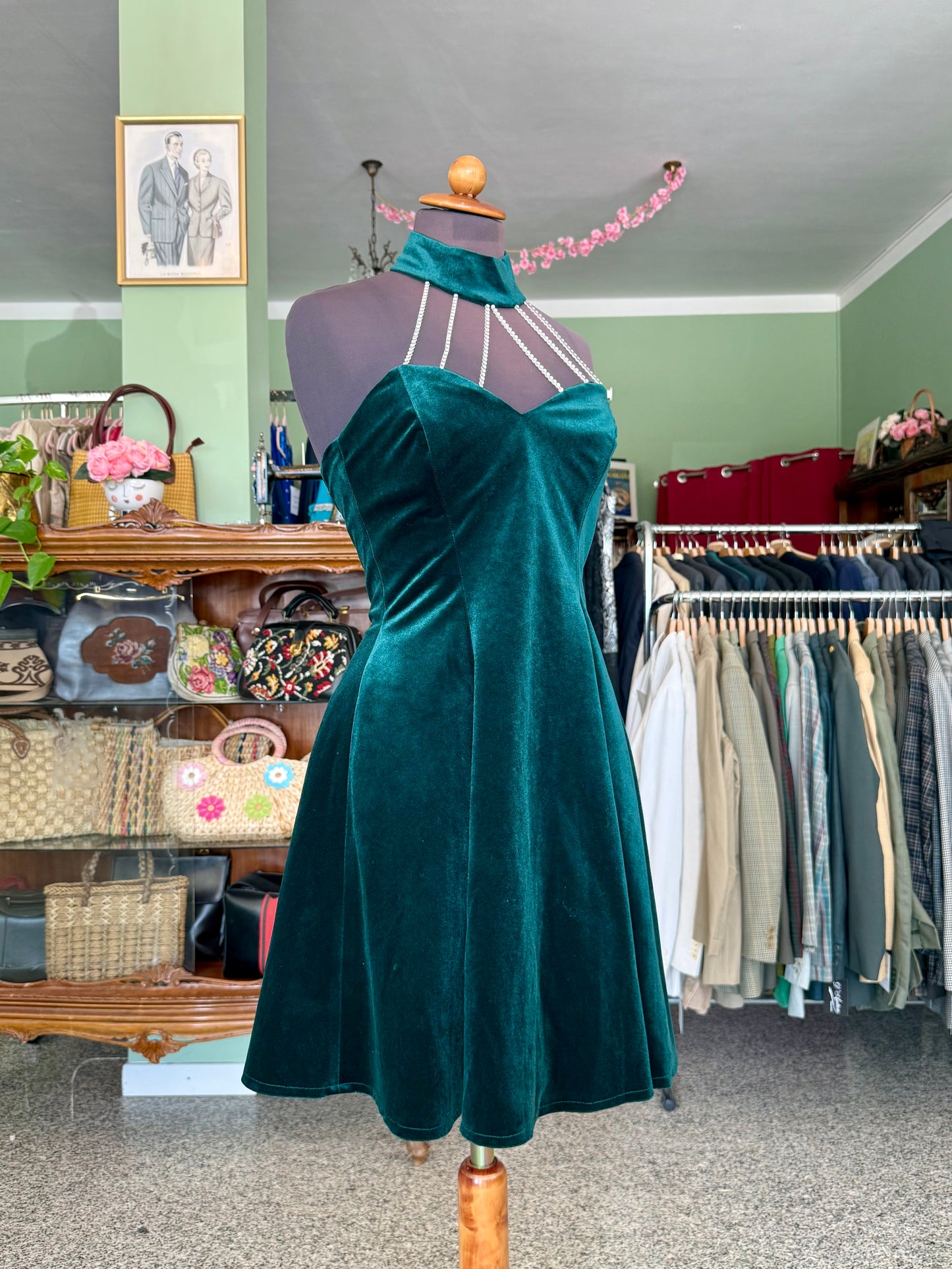 Mini dress in velluto - TG. 38