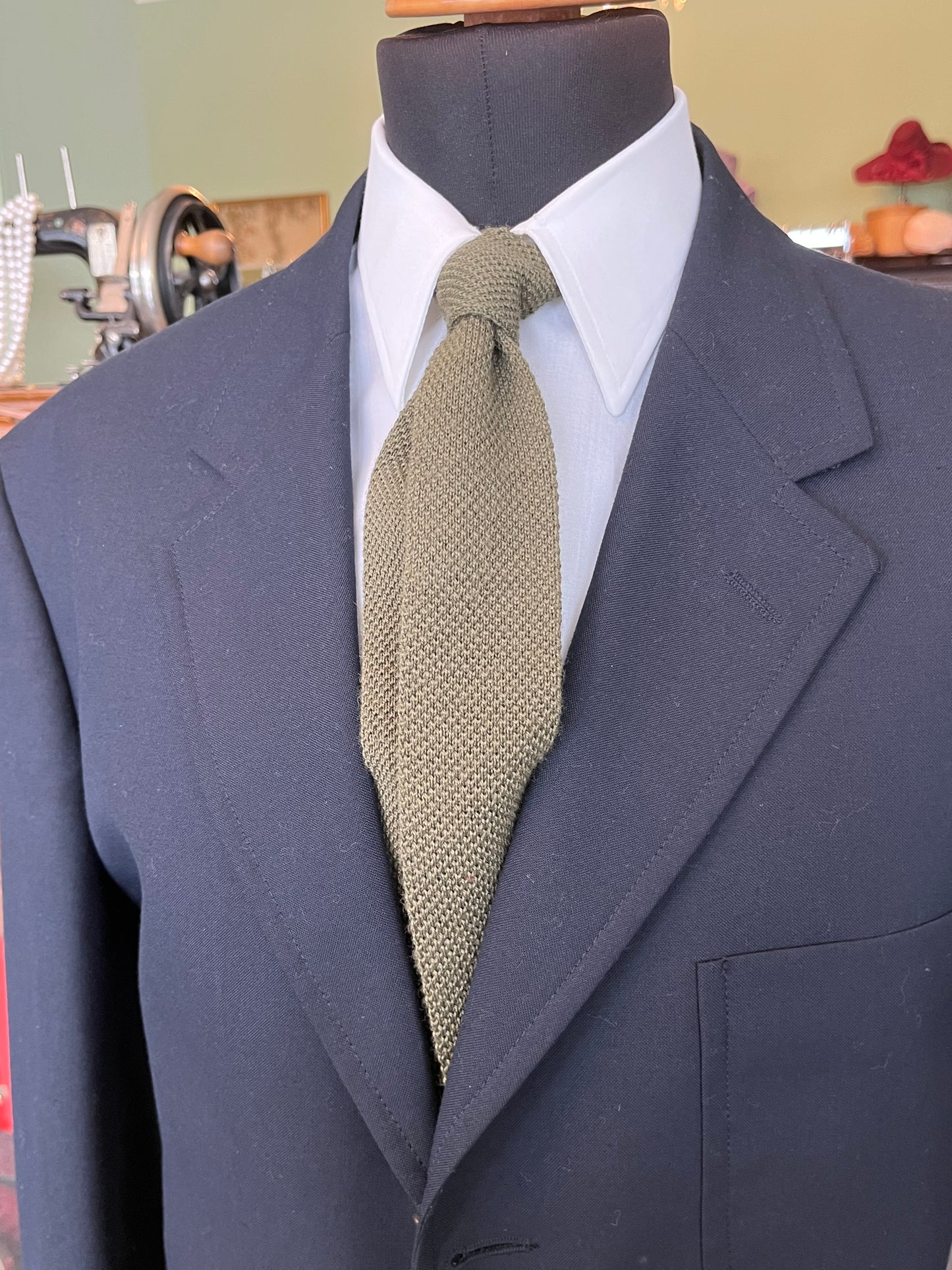 Cravatta anni ‘80 lana