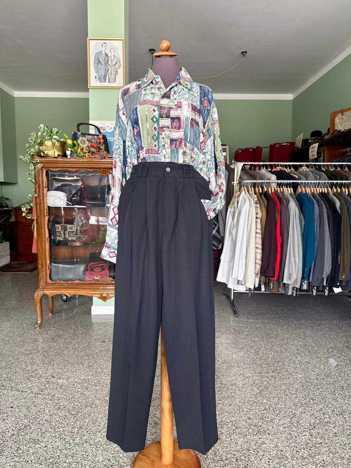 Pantaloni classici viscosa - TG. 40/42