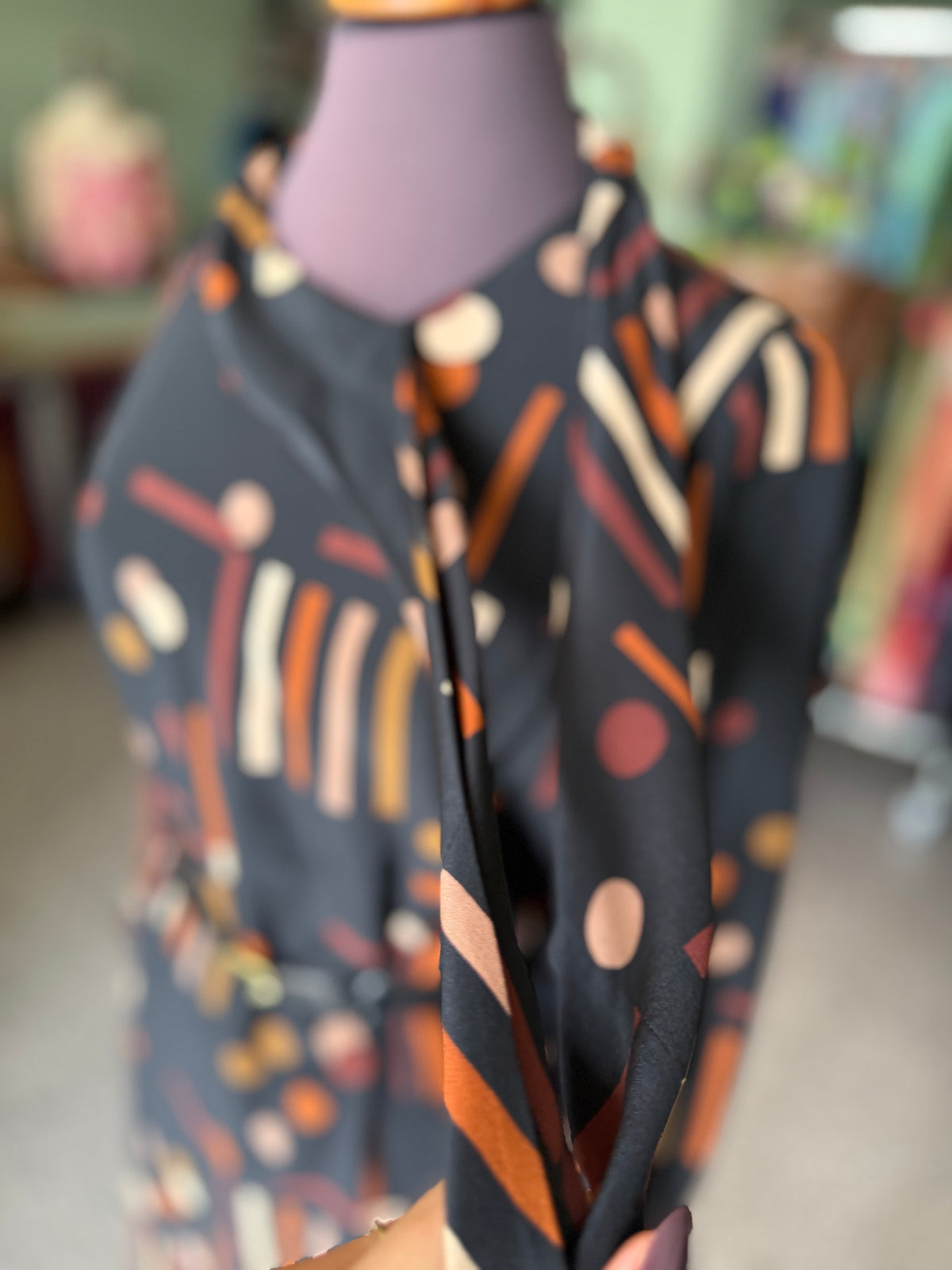 Abito sartoriale anni ‘60 in pura seta - TG. 46