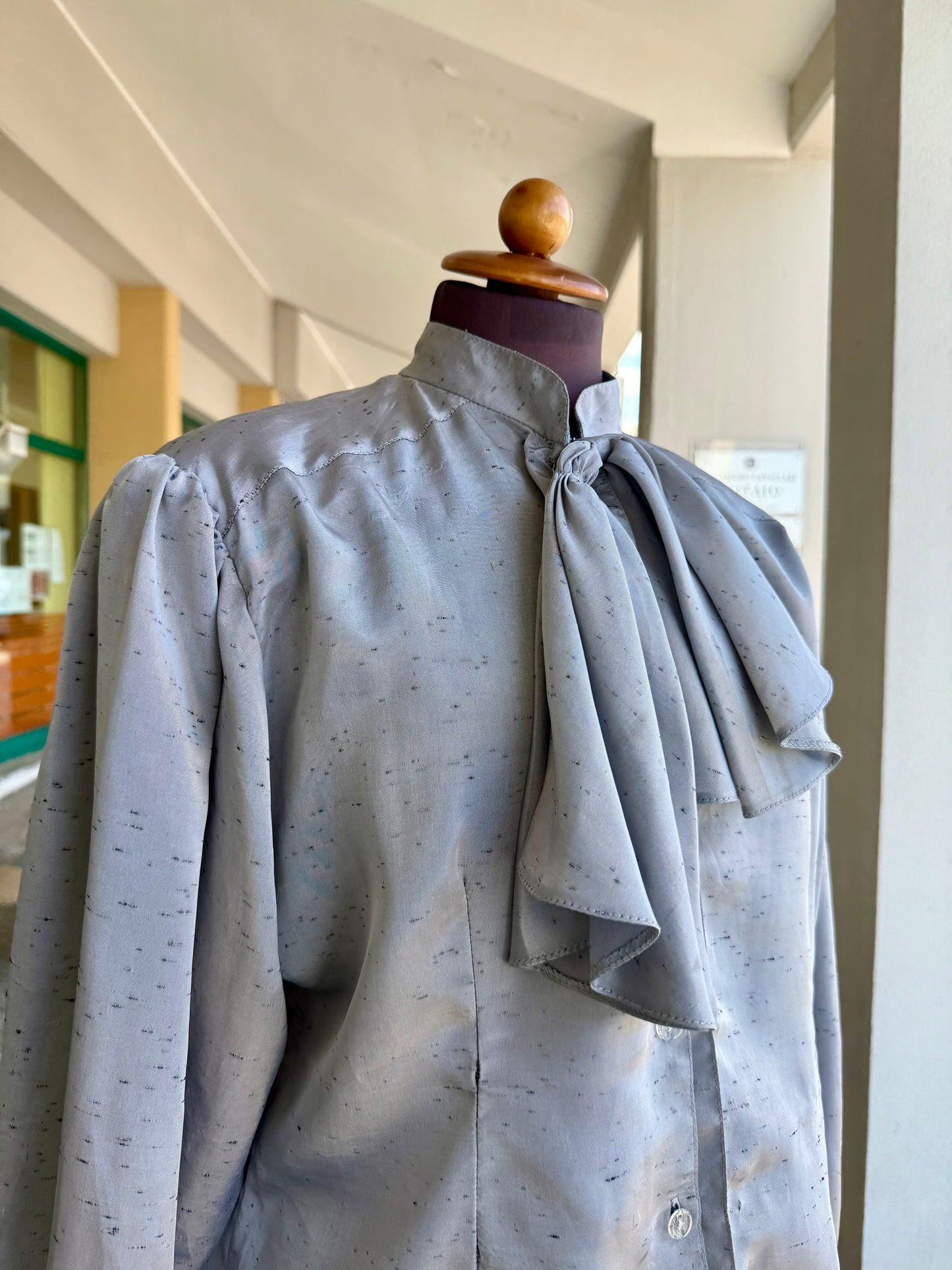 Camicia bon ton grigio perla - TG. 46/48