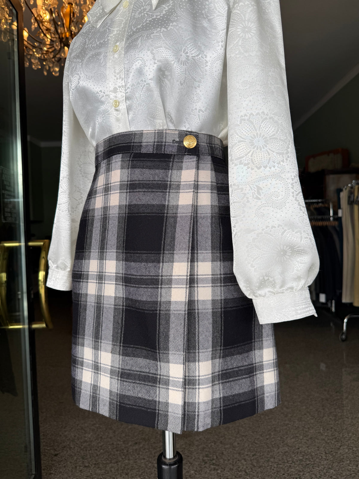 Minigonna in lana tartan - TG. 40