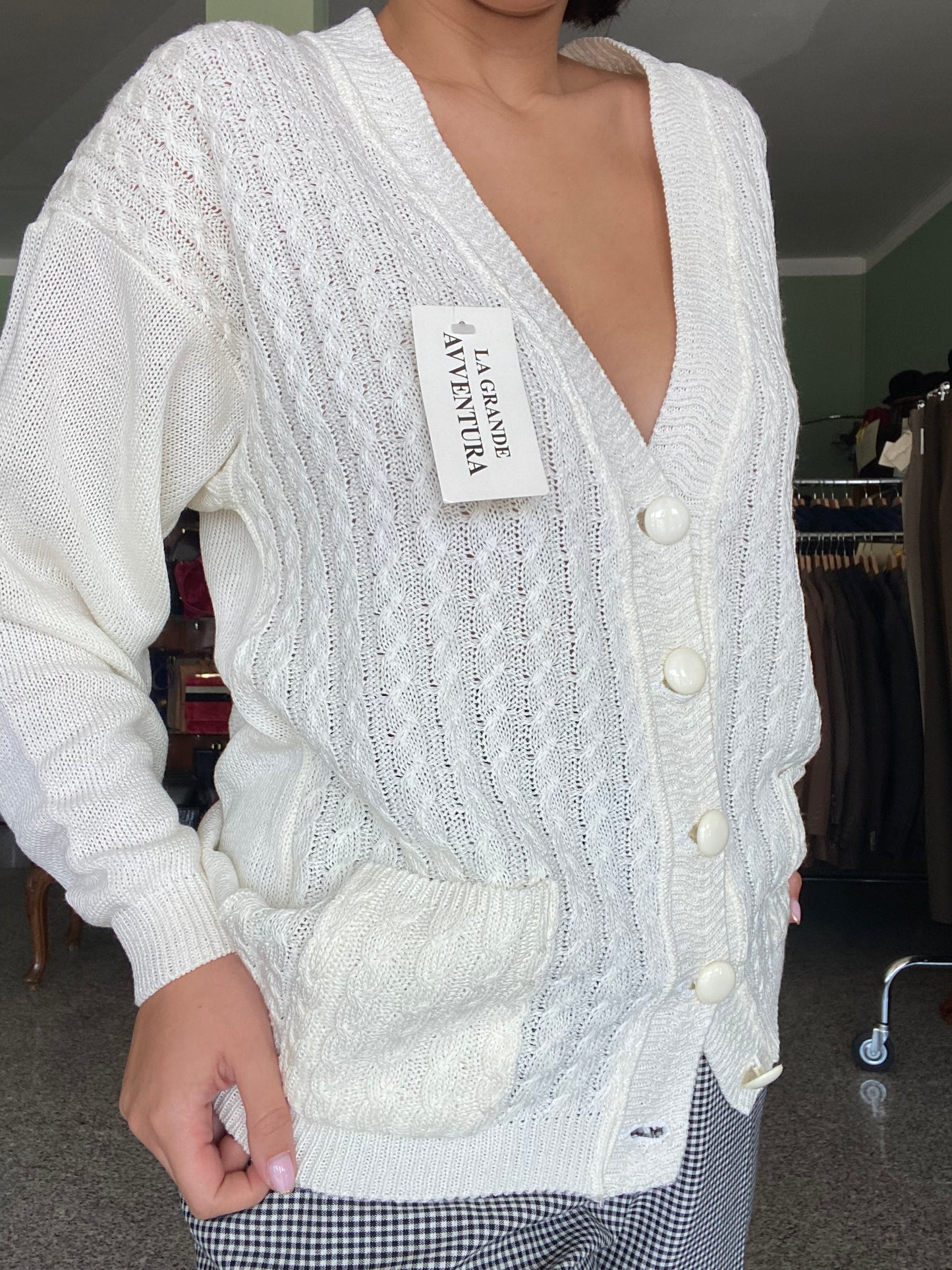 Cardigan nuovo fondo di magazzino - TG. 46/48/50