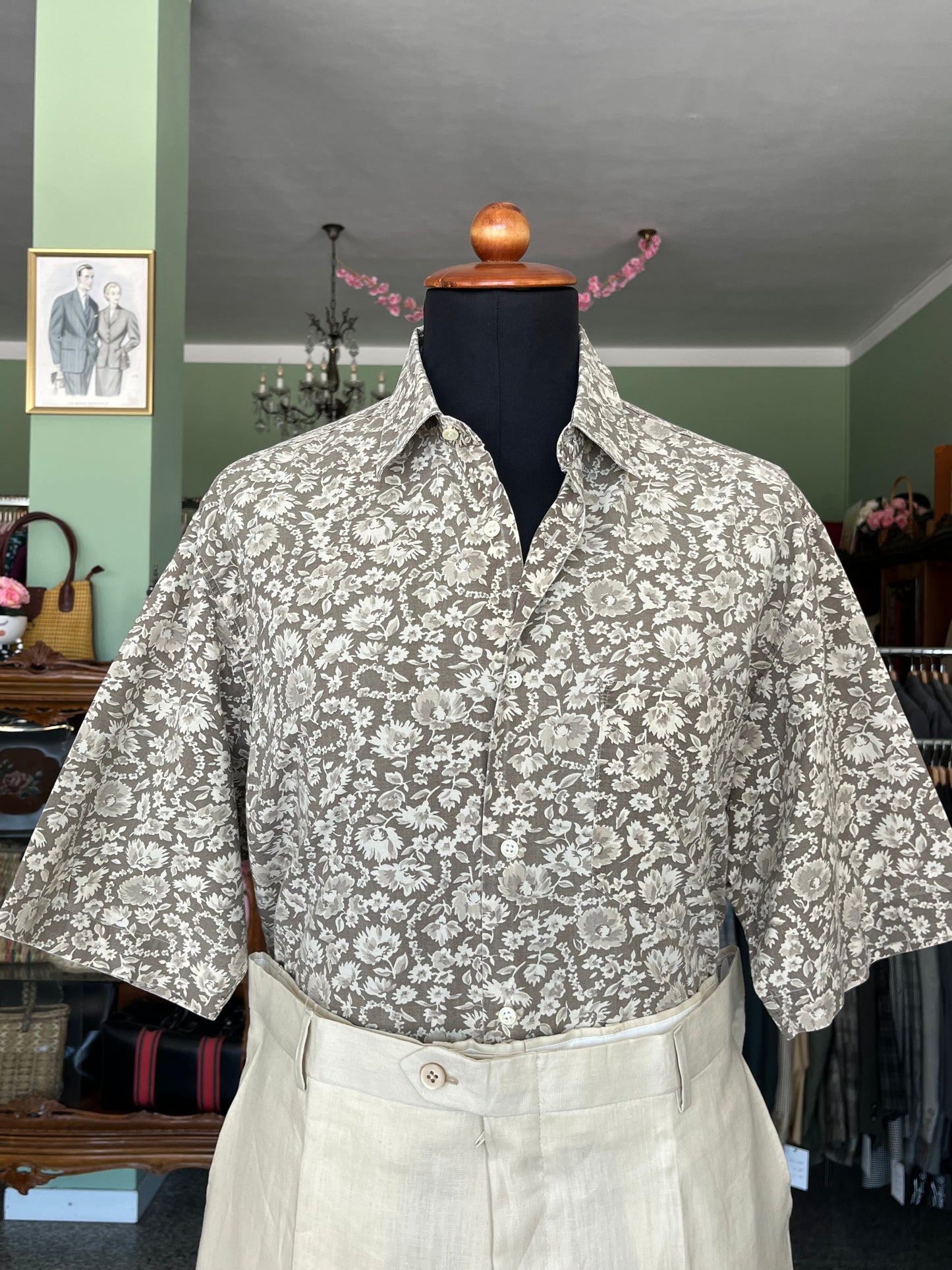 Camicia Benetton a maniche corte tg. S-M