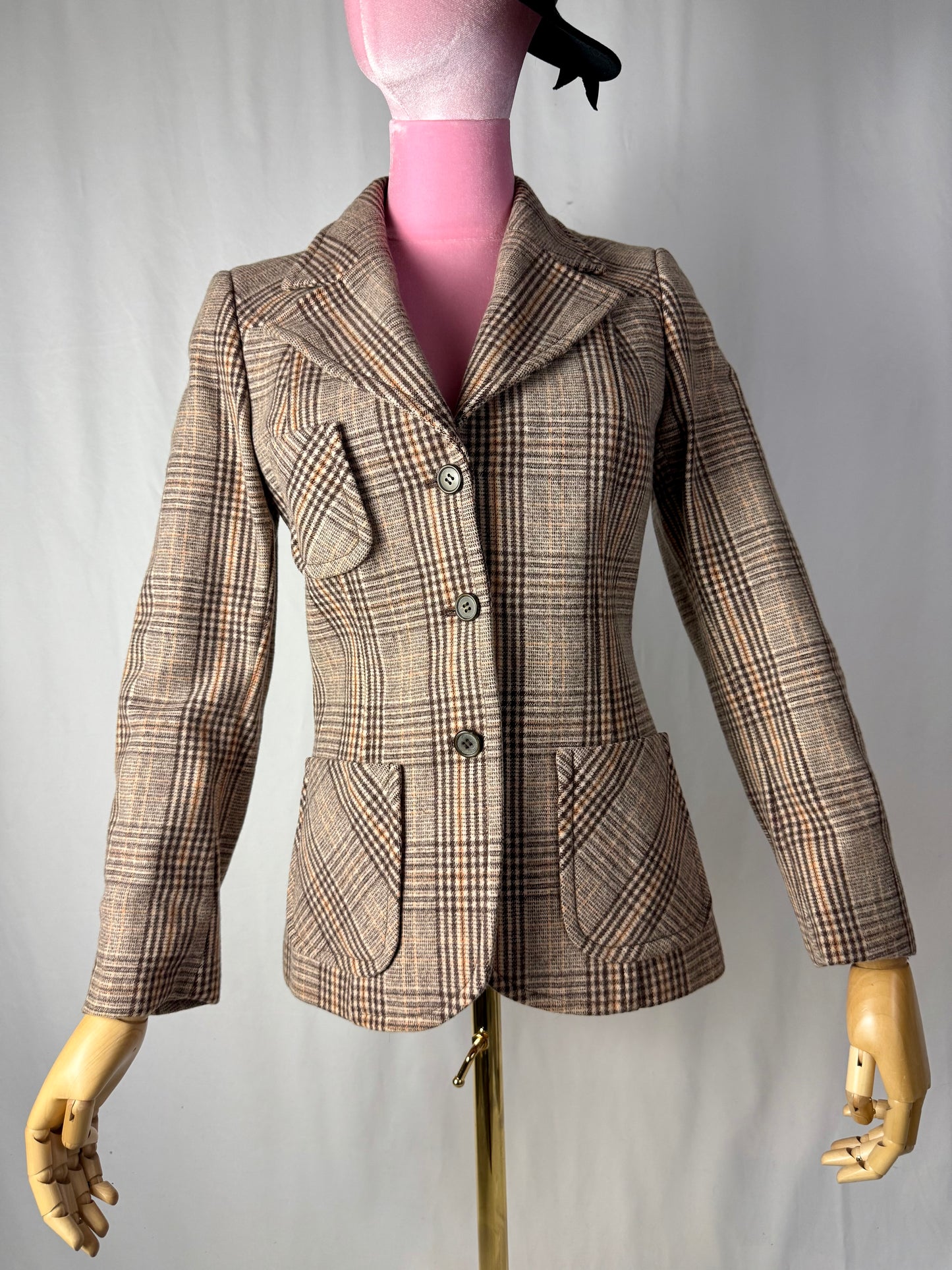 Giacca anni ‘70 Principe di Galles - TG. 38