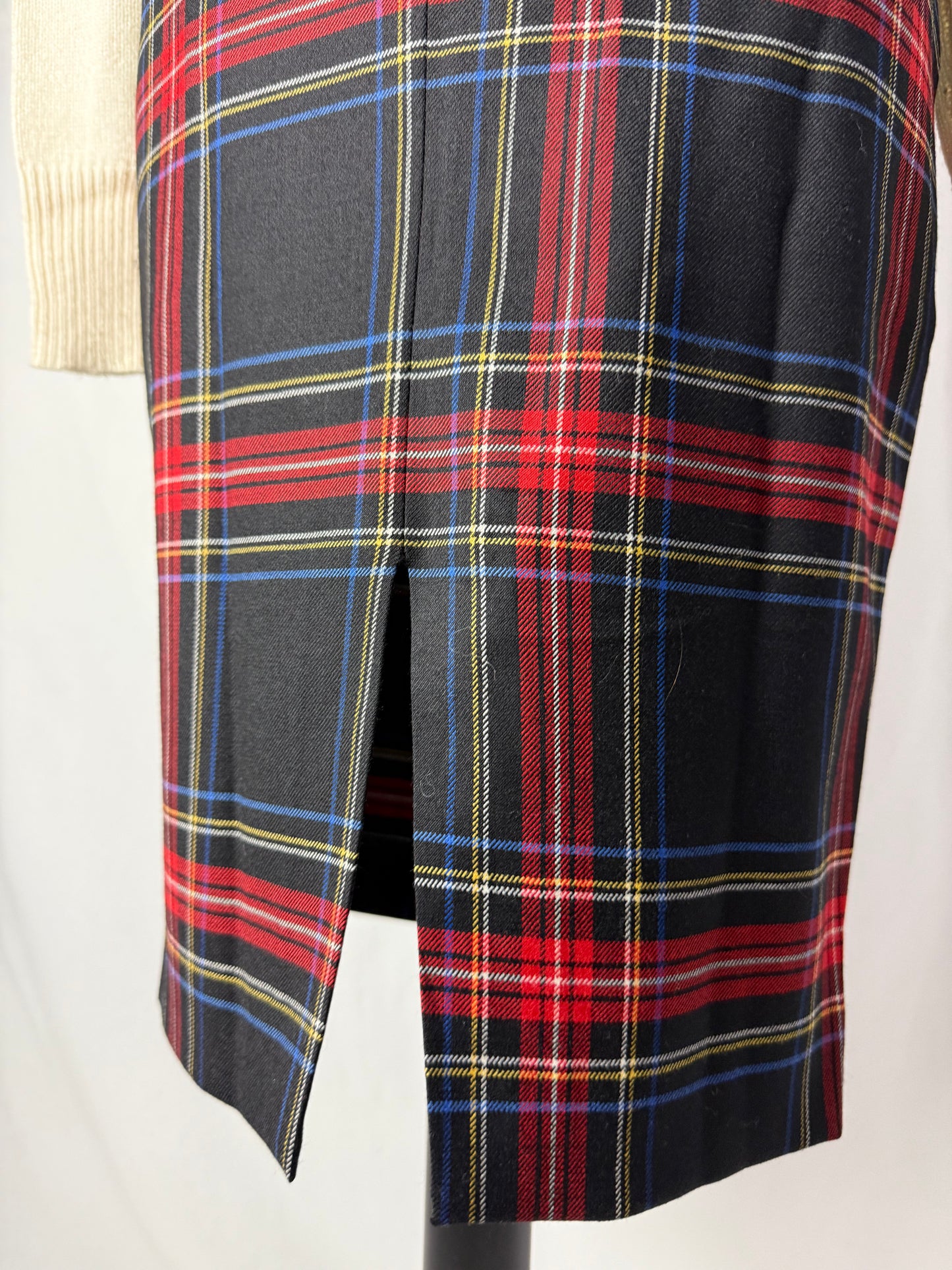 Gonna a tubino tartan - TG. 46