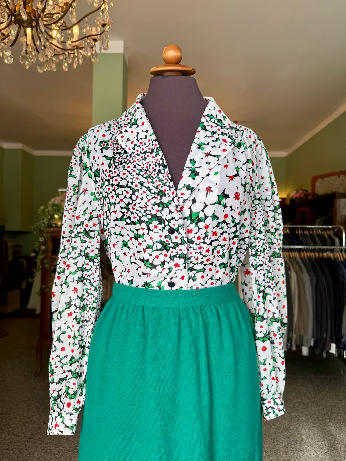 Camicia anni ‘70 stampa floreale - TG. 44