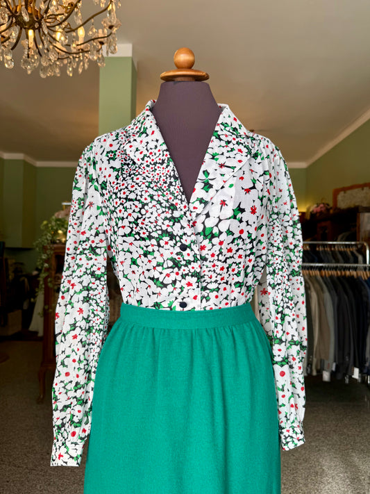 Camicia anni ‘70 stampa floreale - TG. 44