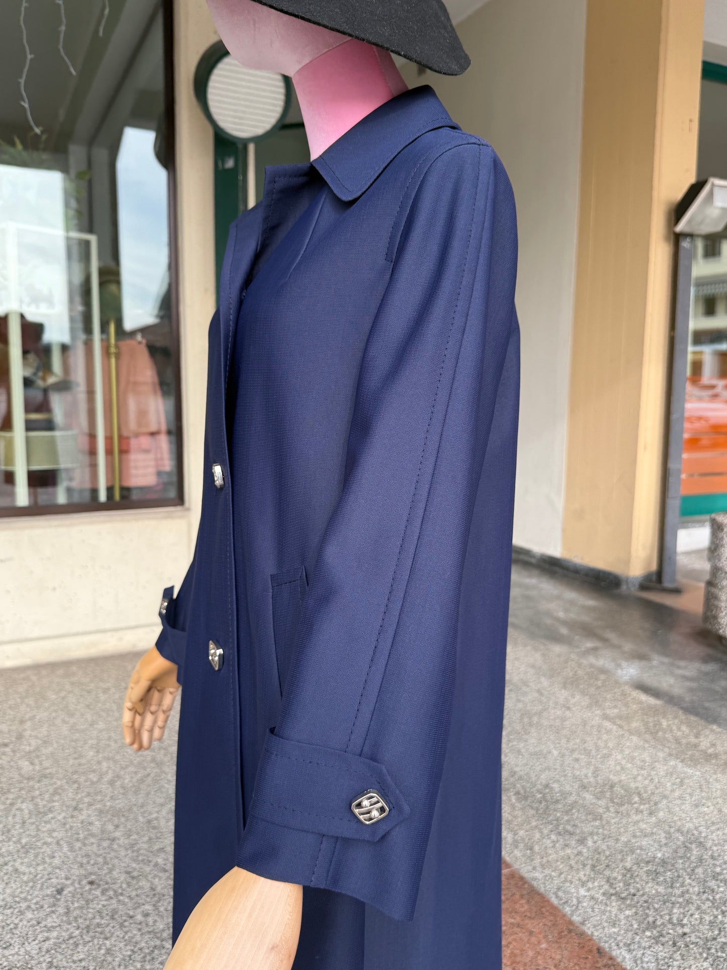 Spolverino anni ‘70 blu navy - TG.