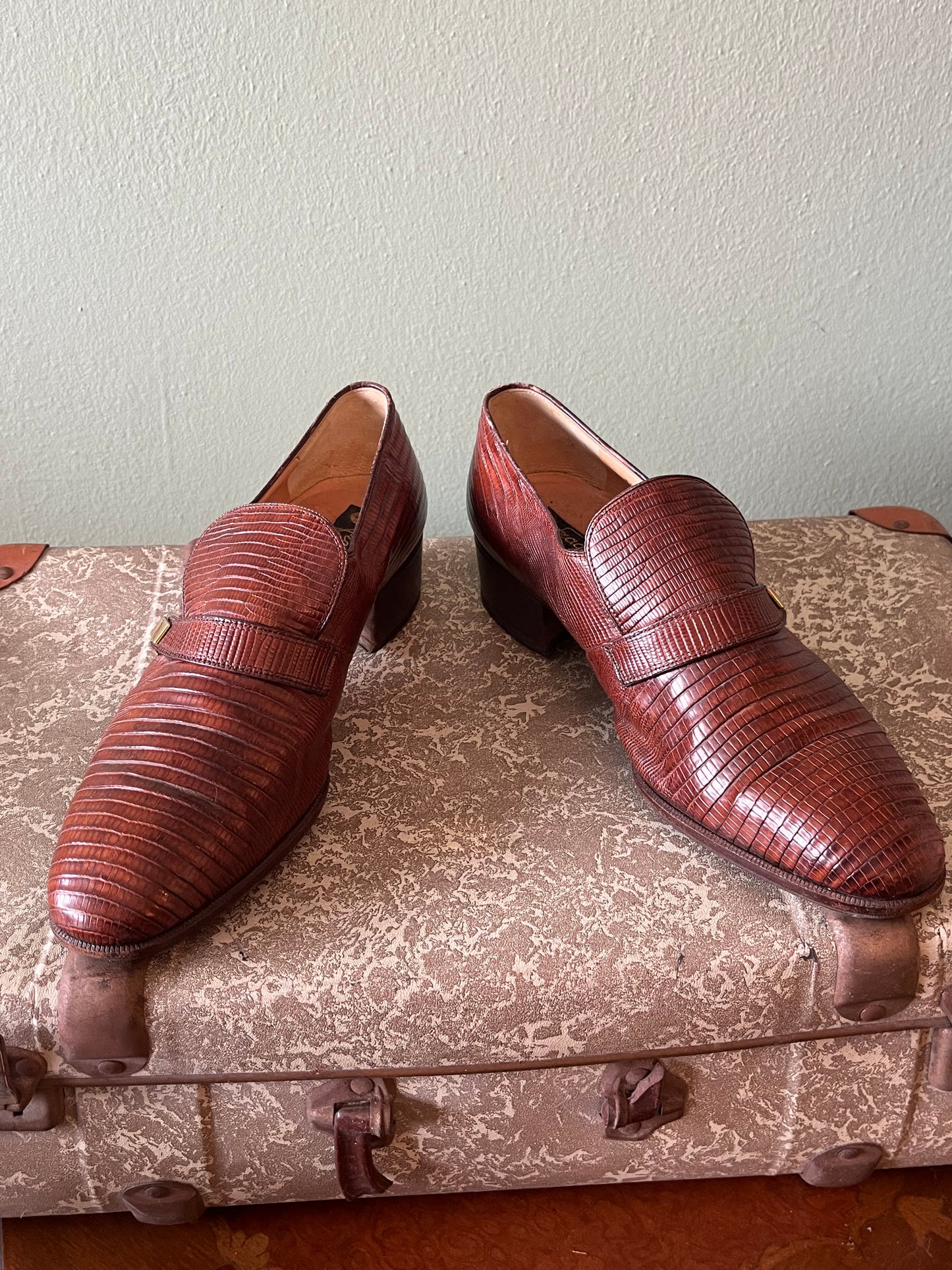 Scarpe mocassino pelle marrone tg. 41-42