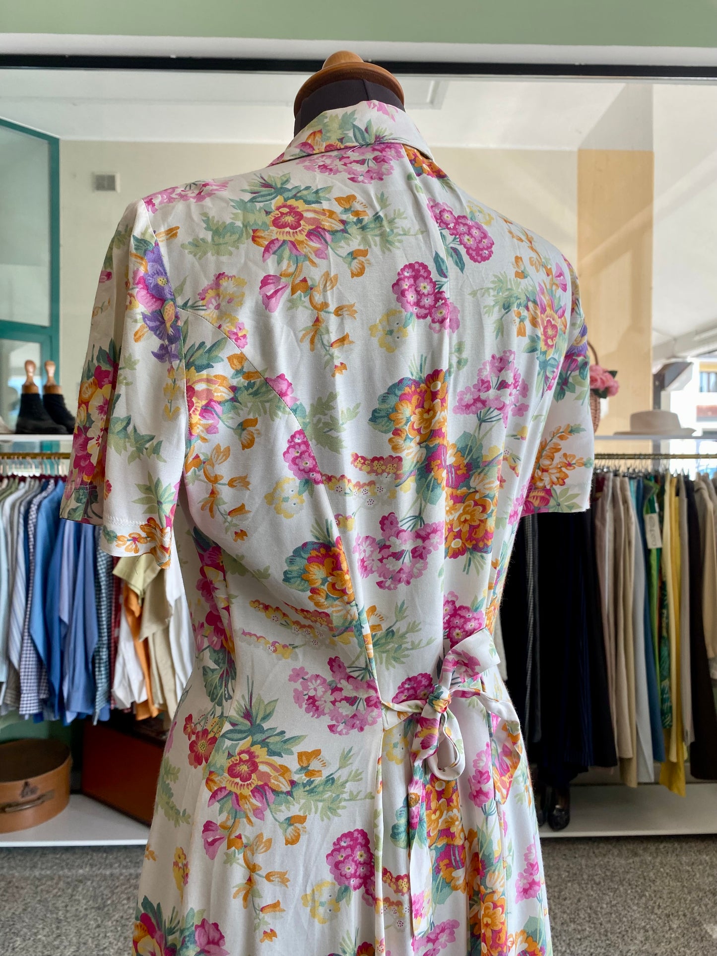 Abito con stampa floreale - TG. 40/42