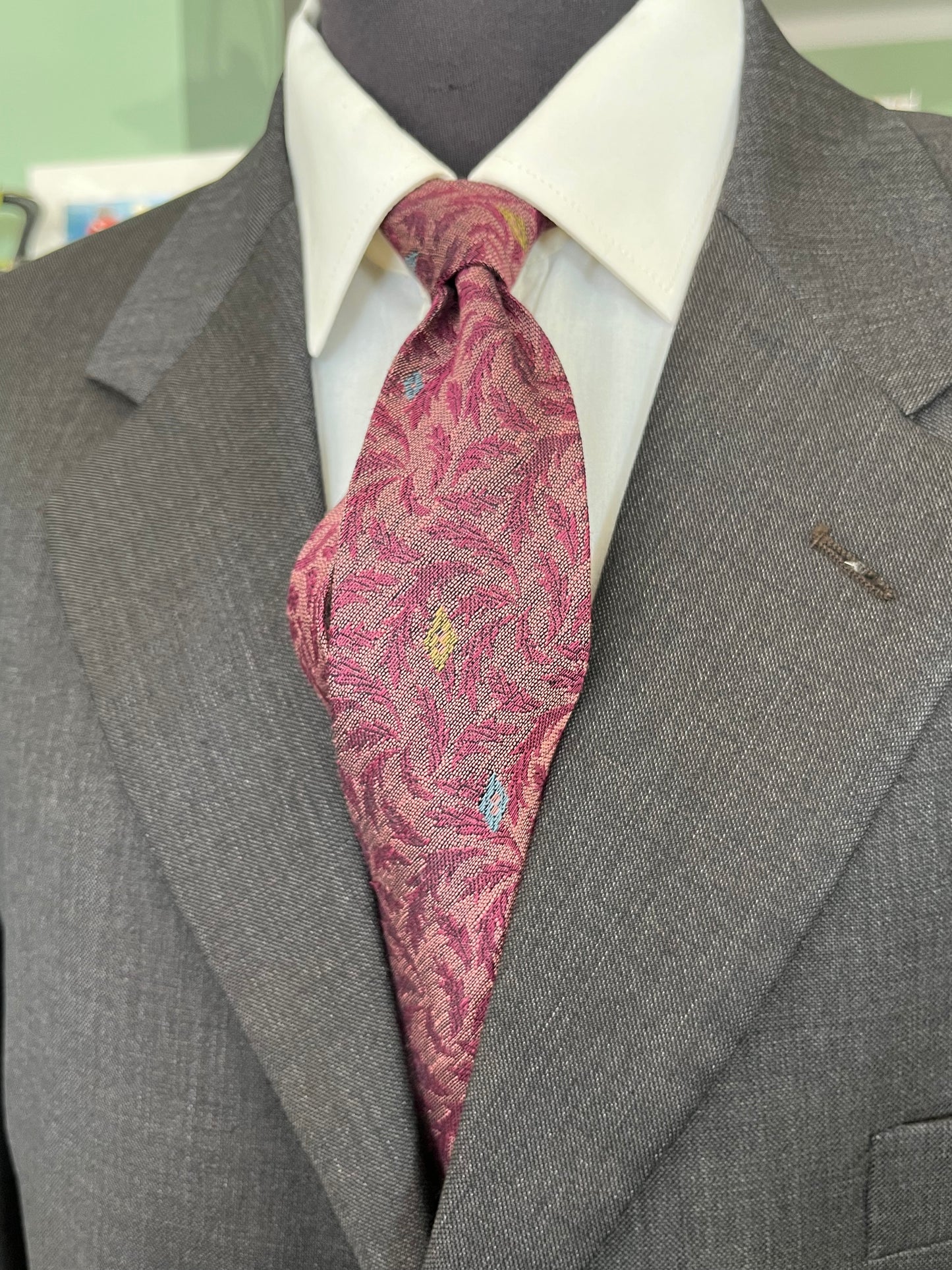 Cravatta anni ‘60 floreale