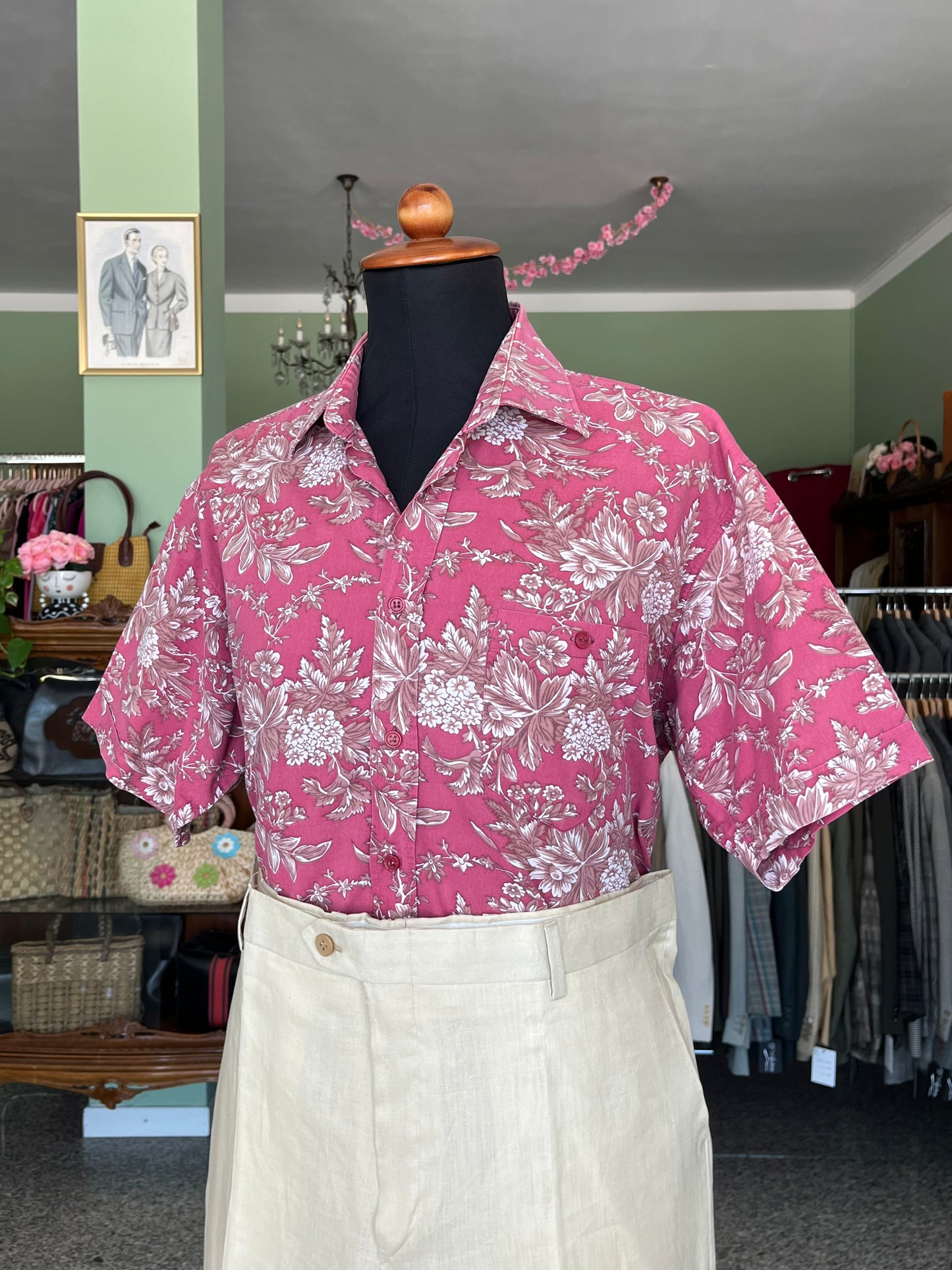Camicia Hawaii a maniche corte tg. M-L
