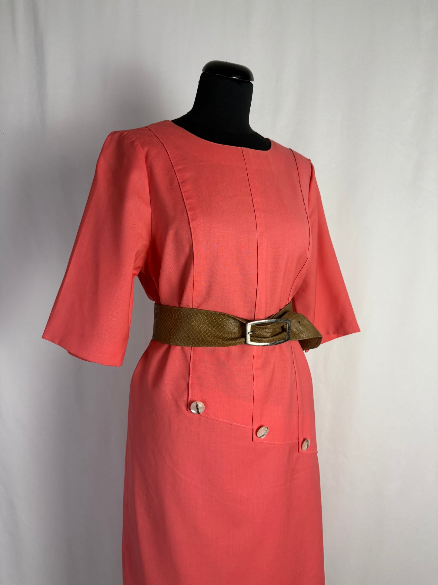 Abito anni ‘60 rosa salmone - TG. 44/46