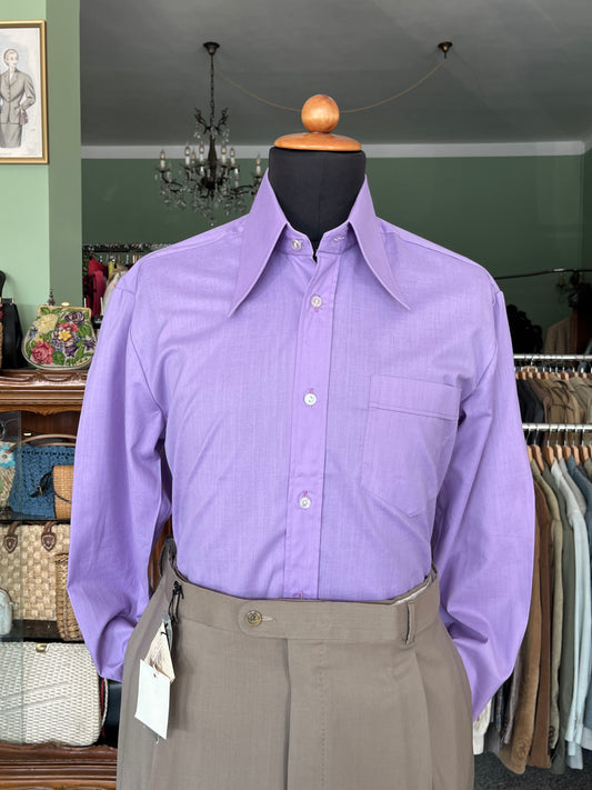 Camicia anni ‘70 viola NOS
