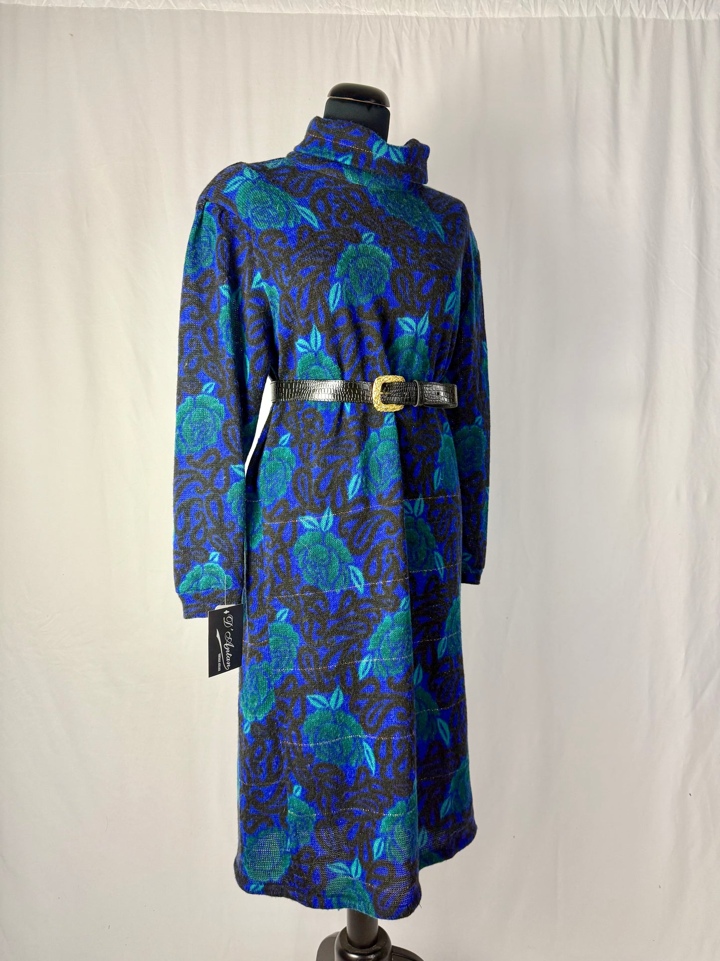 Abito anni ‘80 in maglia di lana - TG. 44 circa