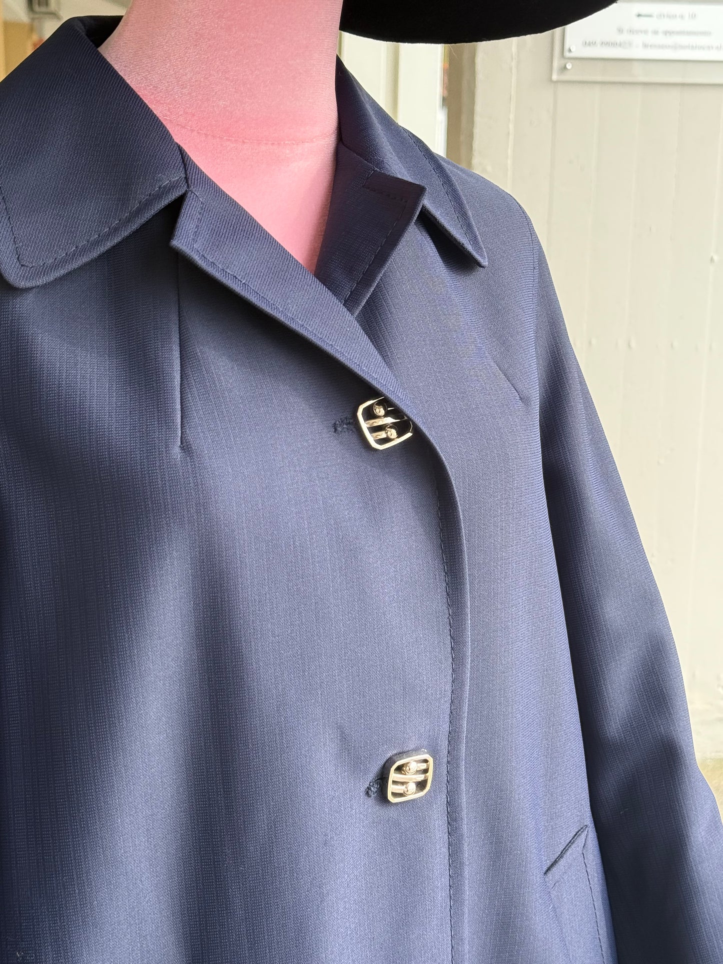Spolverino anni ‘70 blu navy - TG.