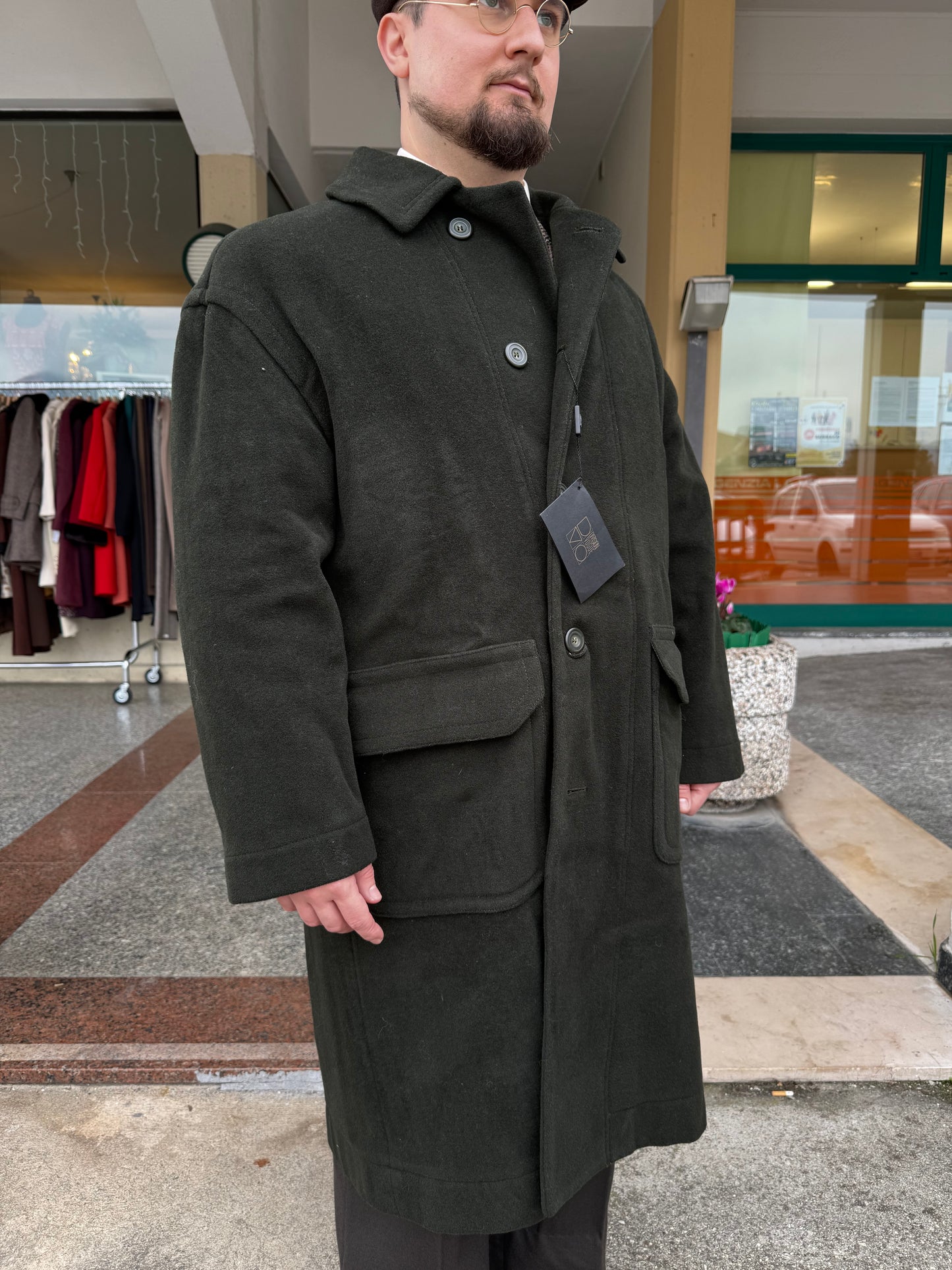 Cappotto lana anni '90 tg. 52-54-56