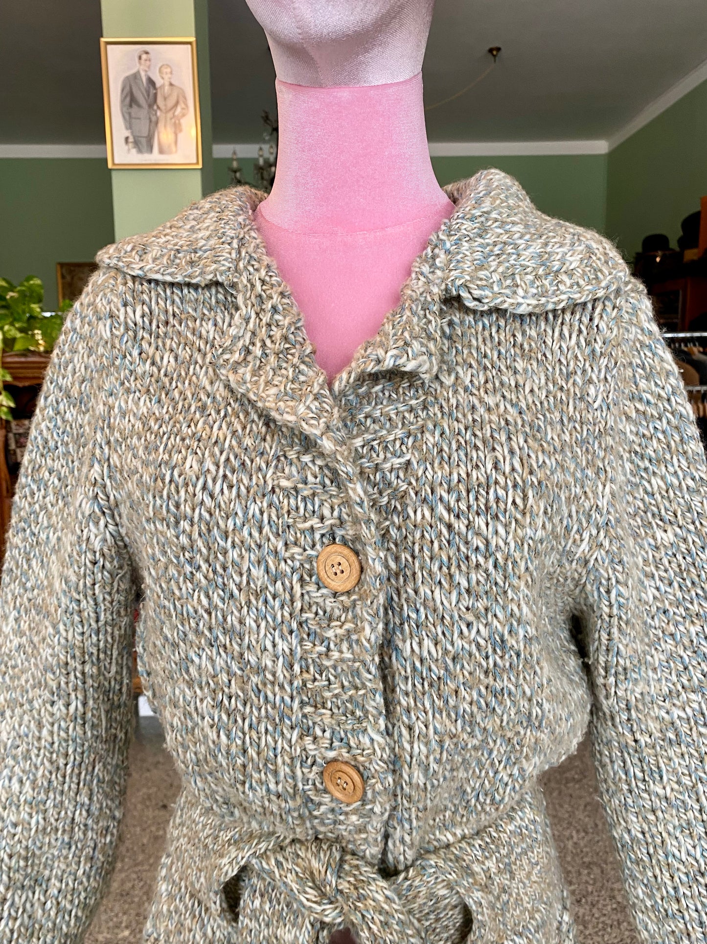 Cardigan in lana mélange - TG. 42/44