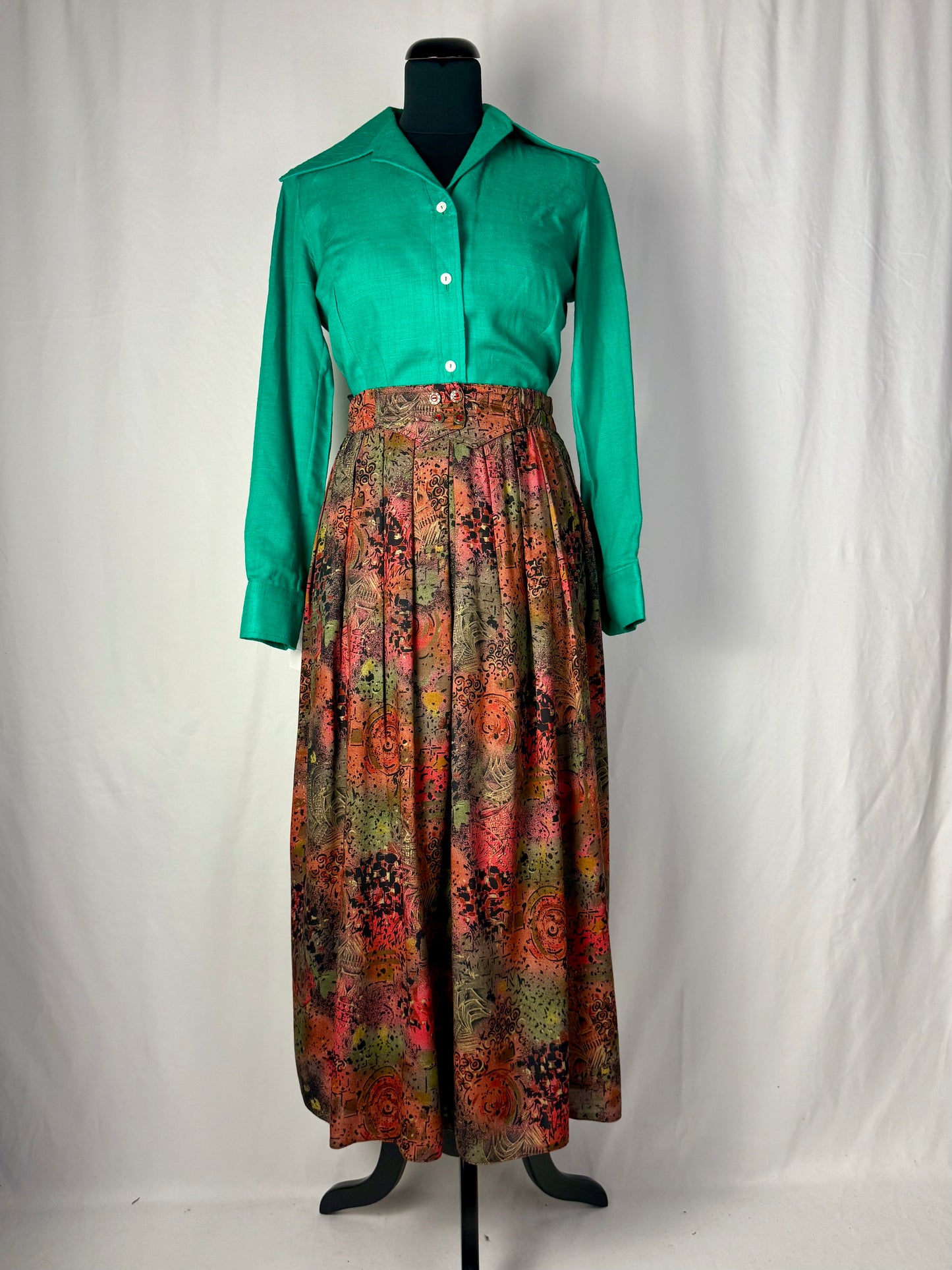 Gonna anni ‘80 a pieghe - TG. 46