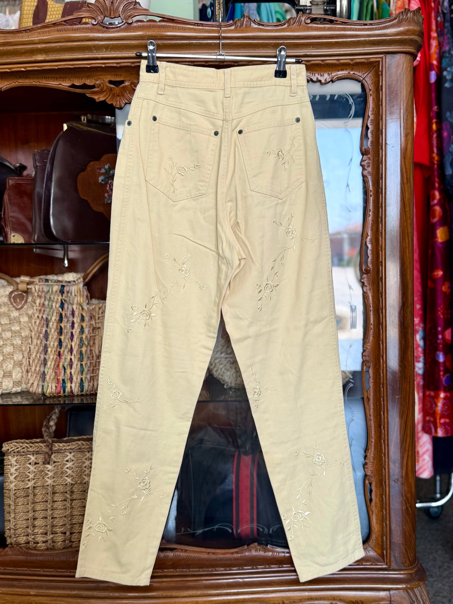 Pantaloni con ricami - TG. 38