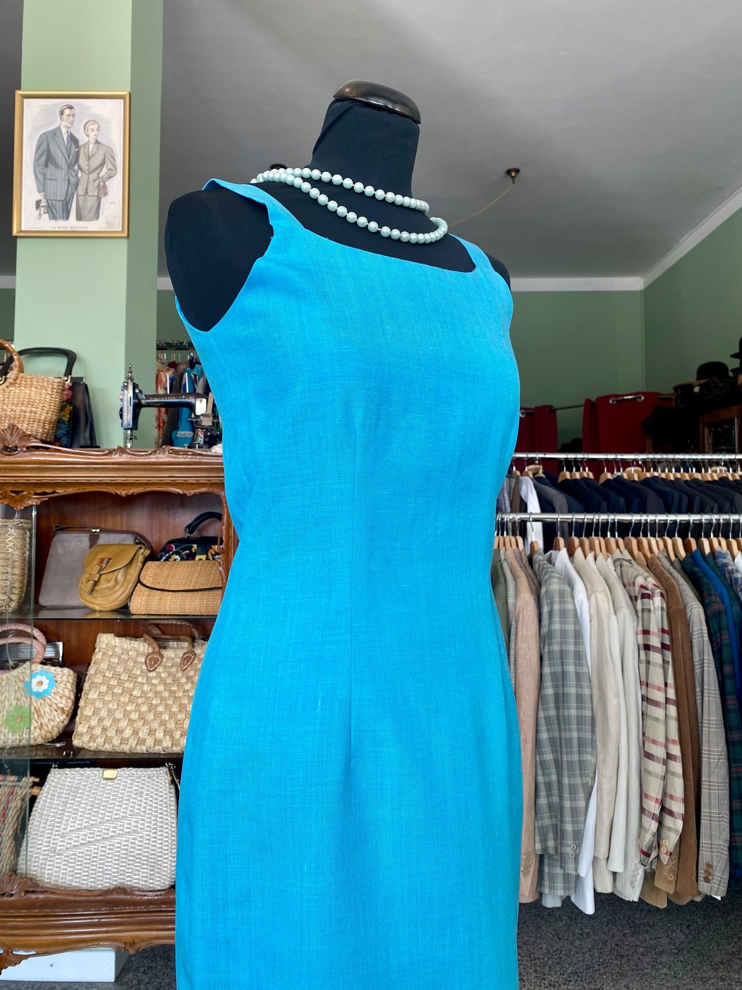 Tubino anni ‘90 misto lino - TG. 40