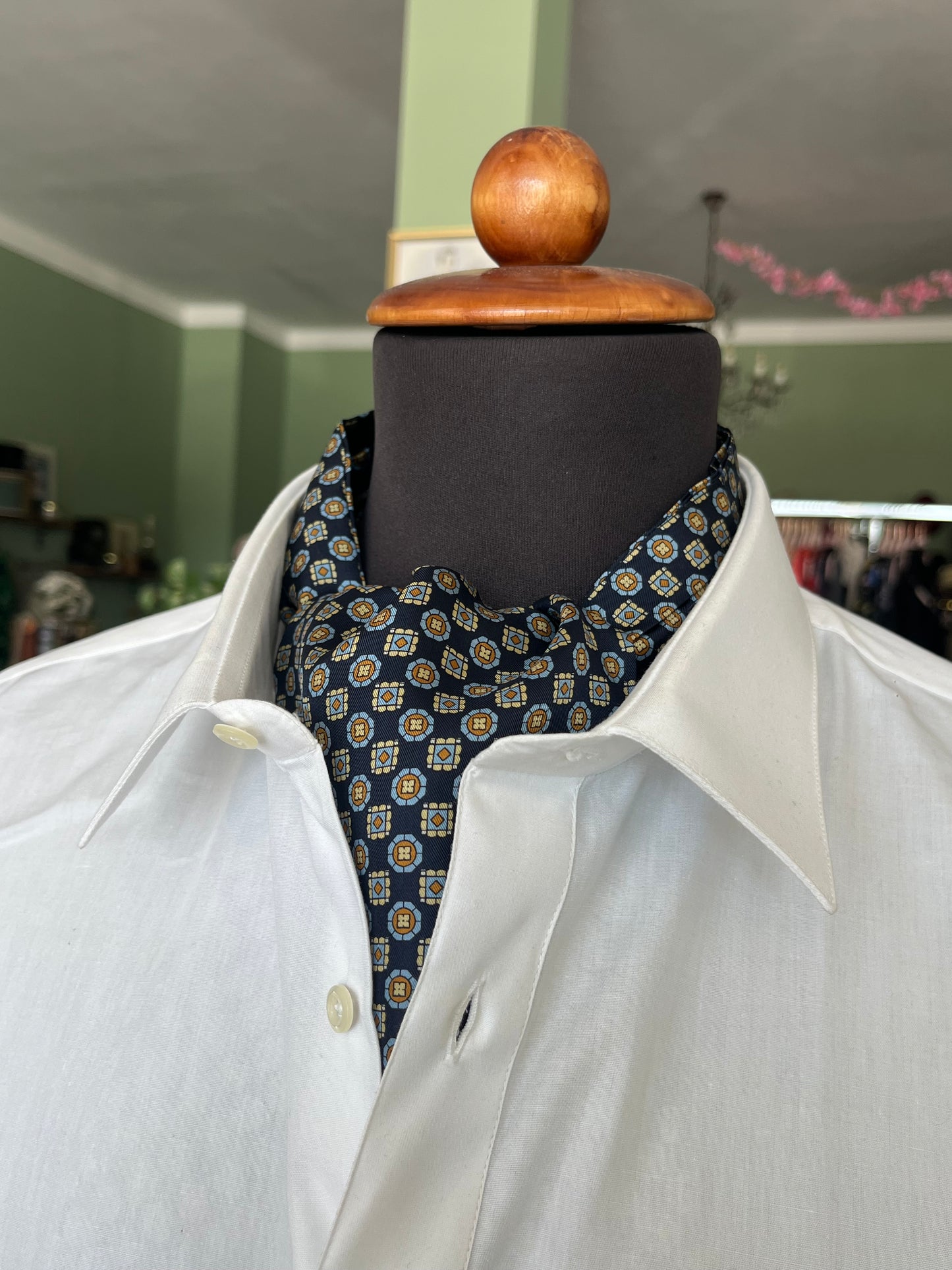 Ascot seta micro-fantasia