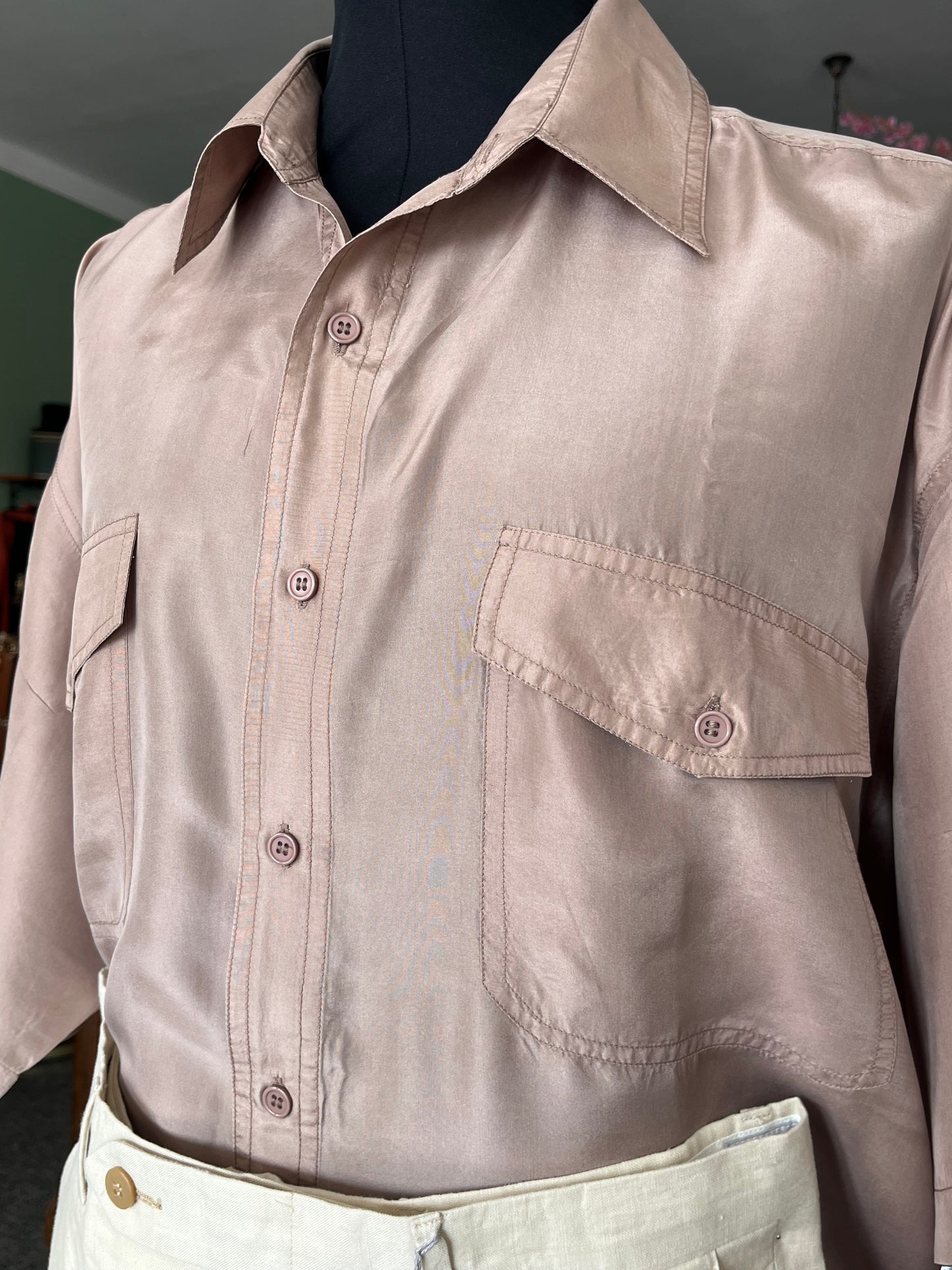 Camicia a maniche corte tg. L-XL