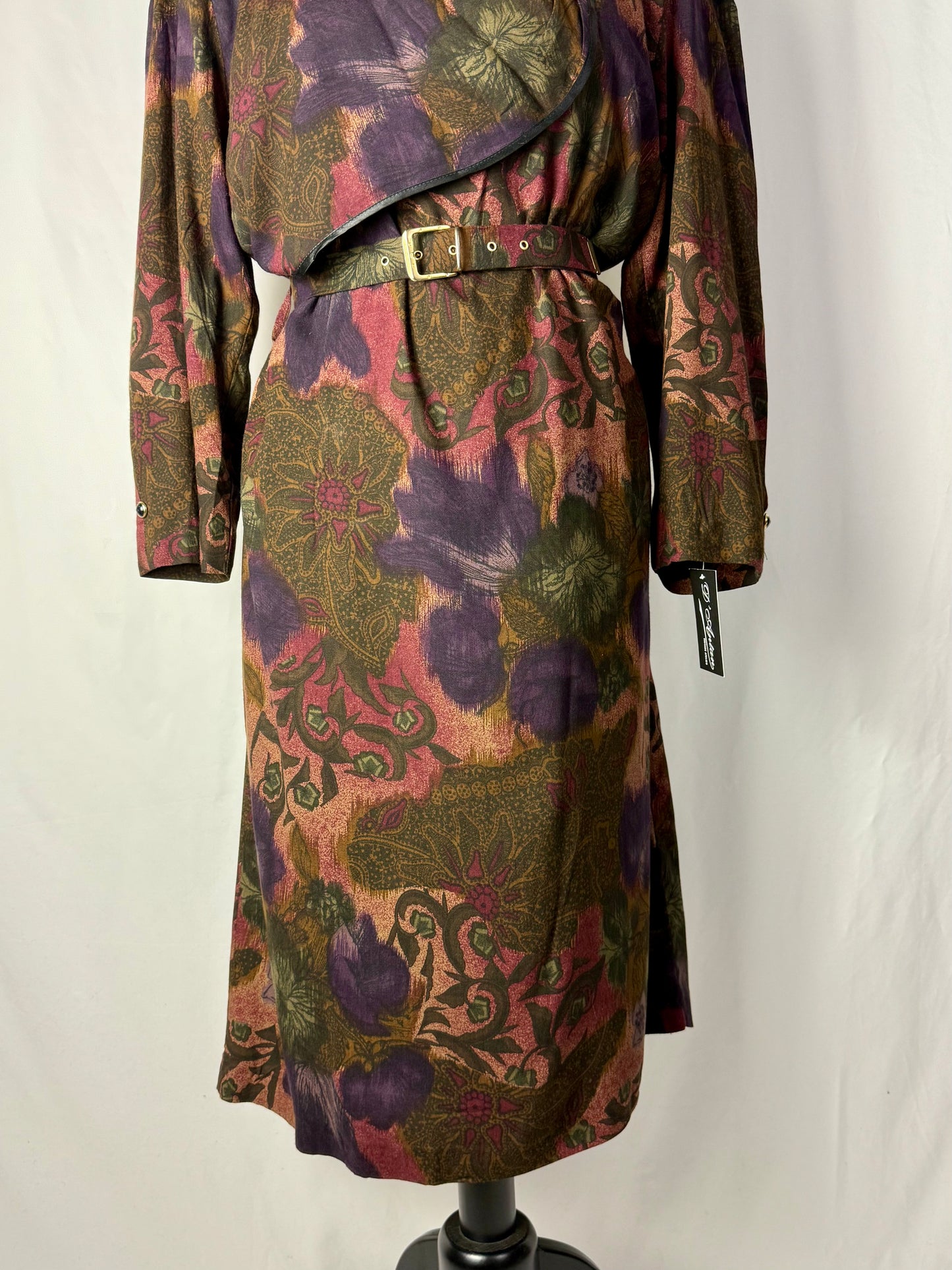 Abito anni ‘80 con fantasia arabeggiante - TG. 50