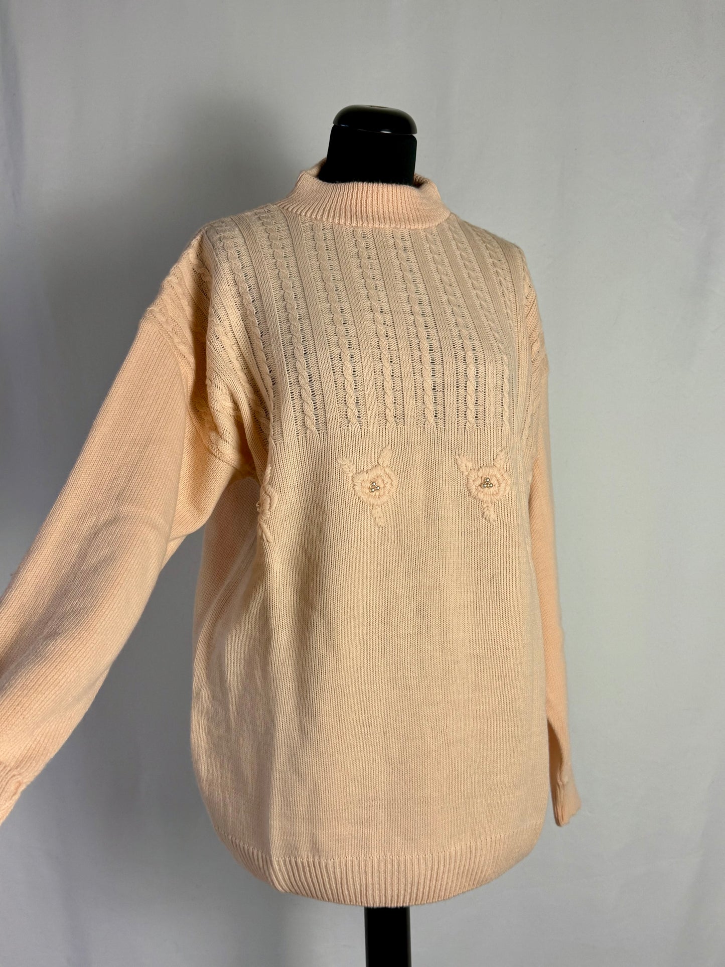 Maglione rosa pastello - TG. 46/48/50