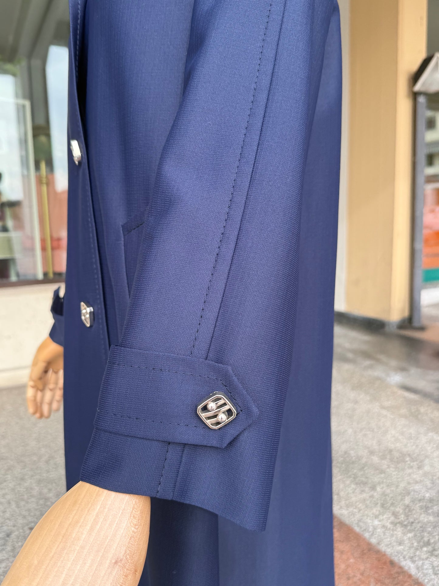 Spolverino anni ‘70 blu navy - TG.