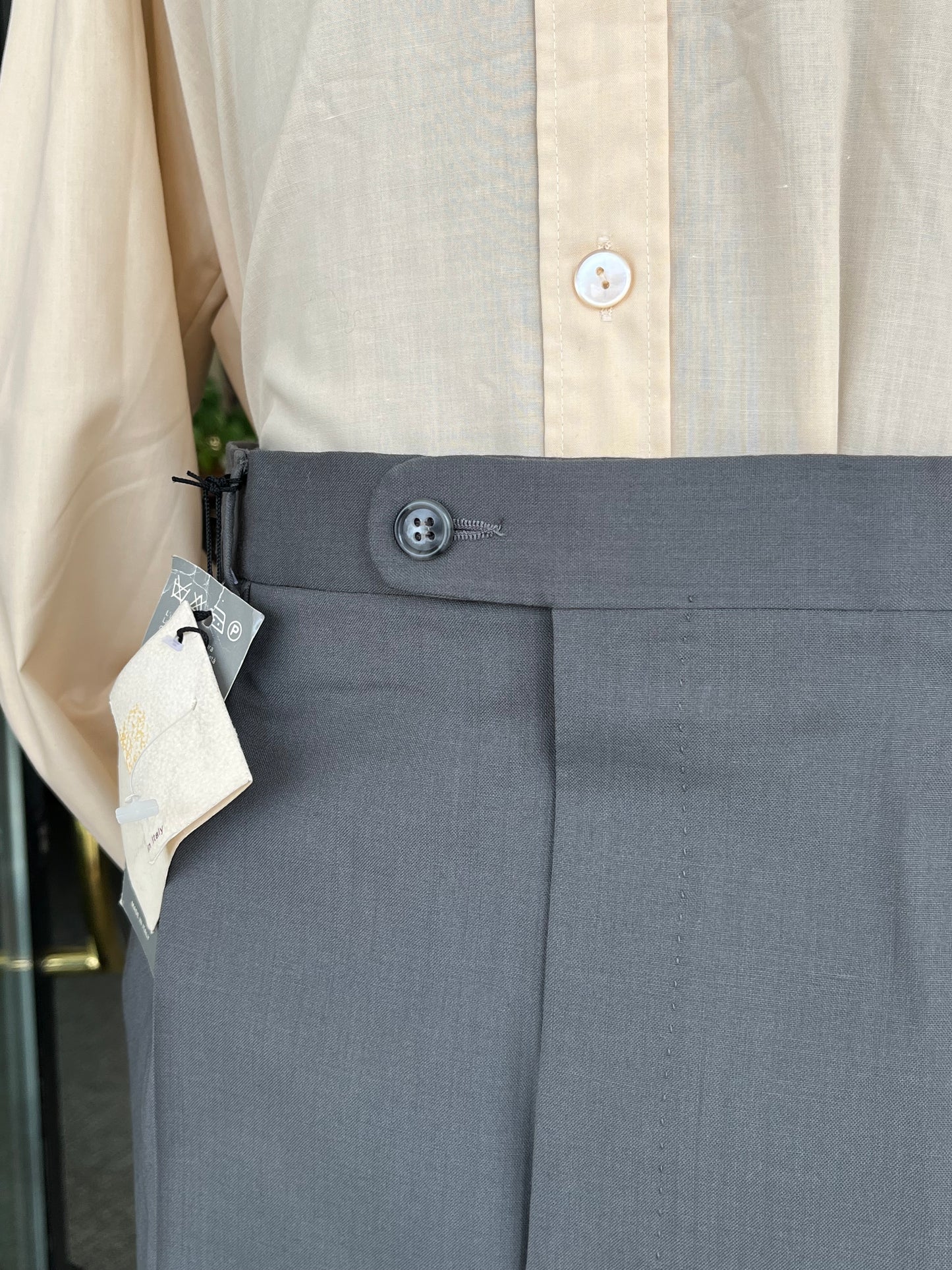 Calzoni anni ‘80 fresco di lana NOS tg. 58-60