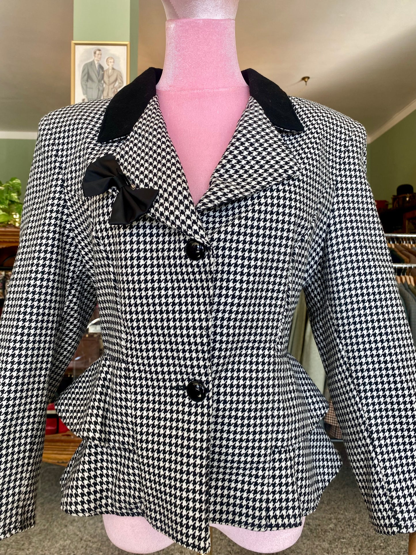 Giacca anni ‘80 modello peplum - TG. 42 circa