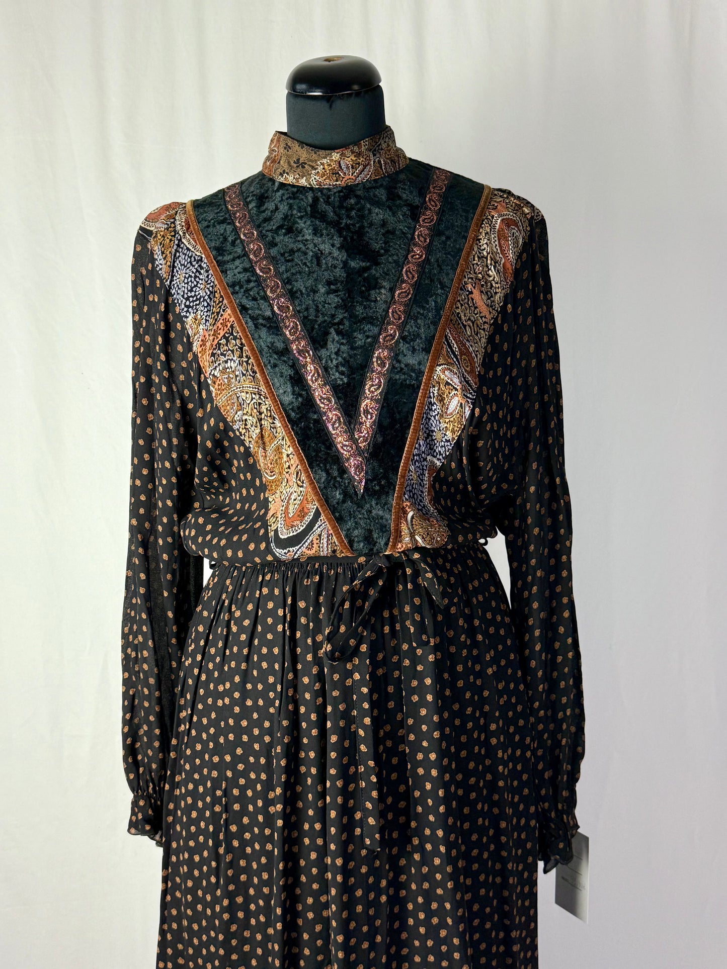 Abito fine anni ‘70 boho chic - TG. 42/44