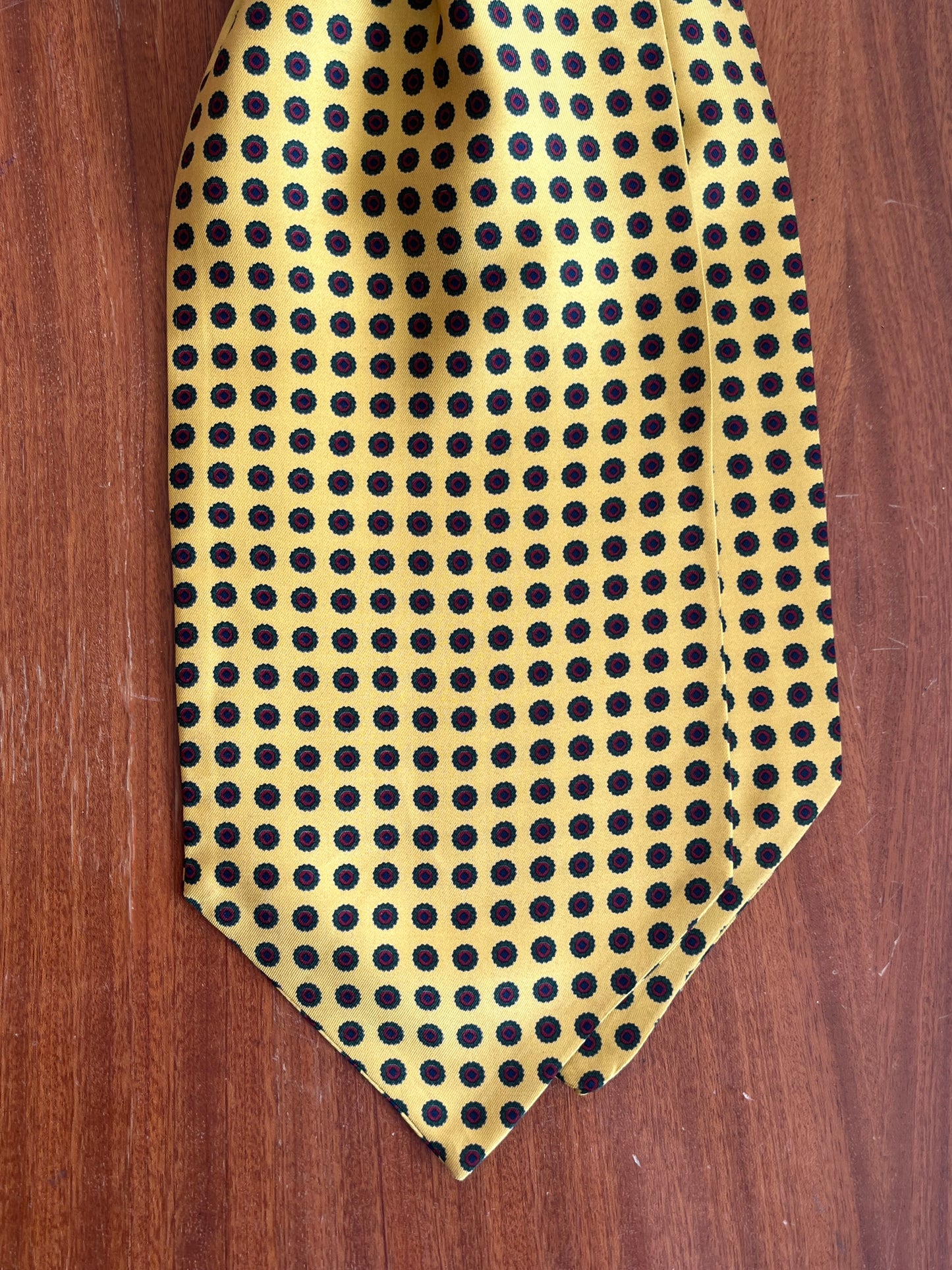 Ascot Etro seta micro-fantasia