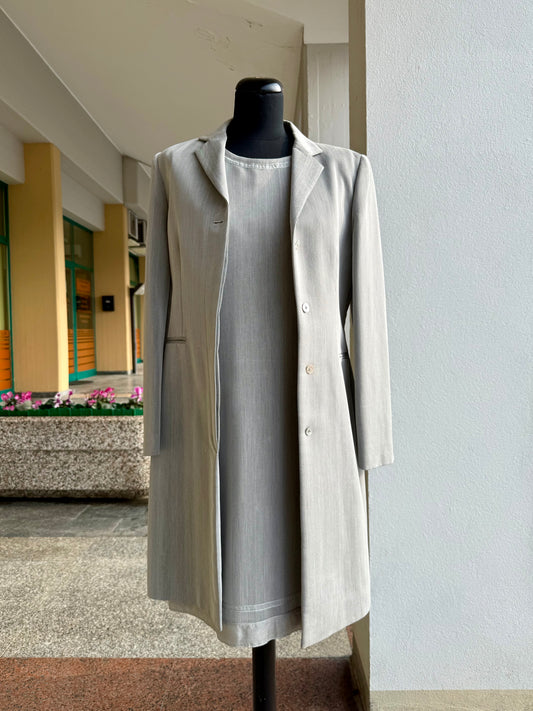 Tailleur anni ‘90 grigio chiaro - TG. 40