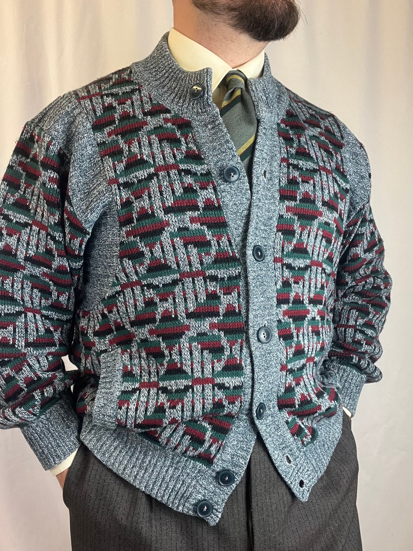 Cardigan anni '70 M-L