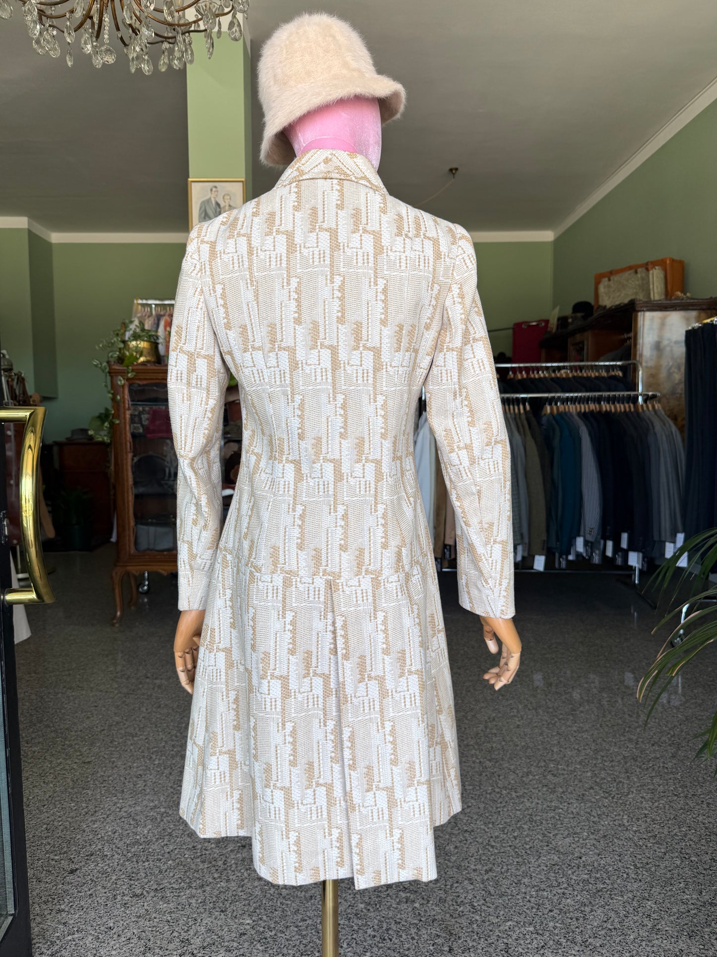 Cappottino anni ‘70 optical bon ton - TG. 38/40