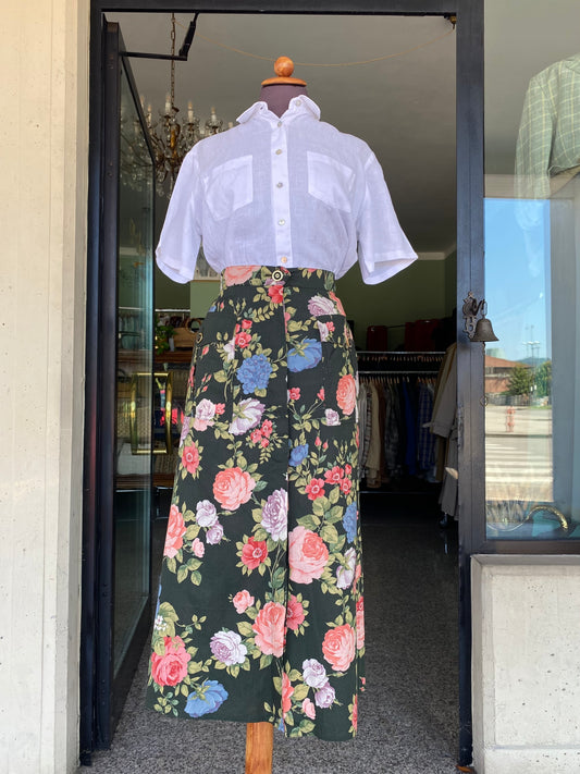 Camicia bianca in 100% lino - TG. 42